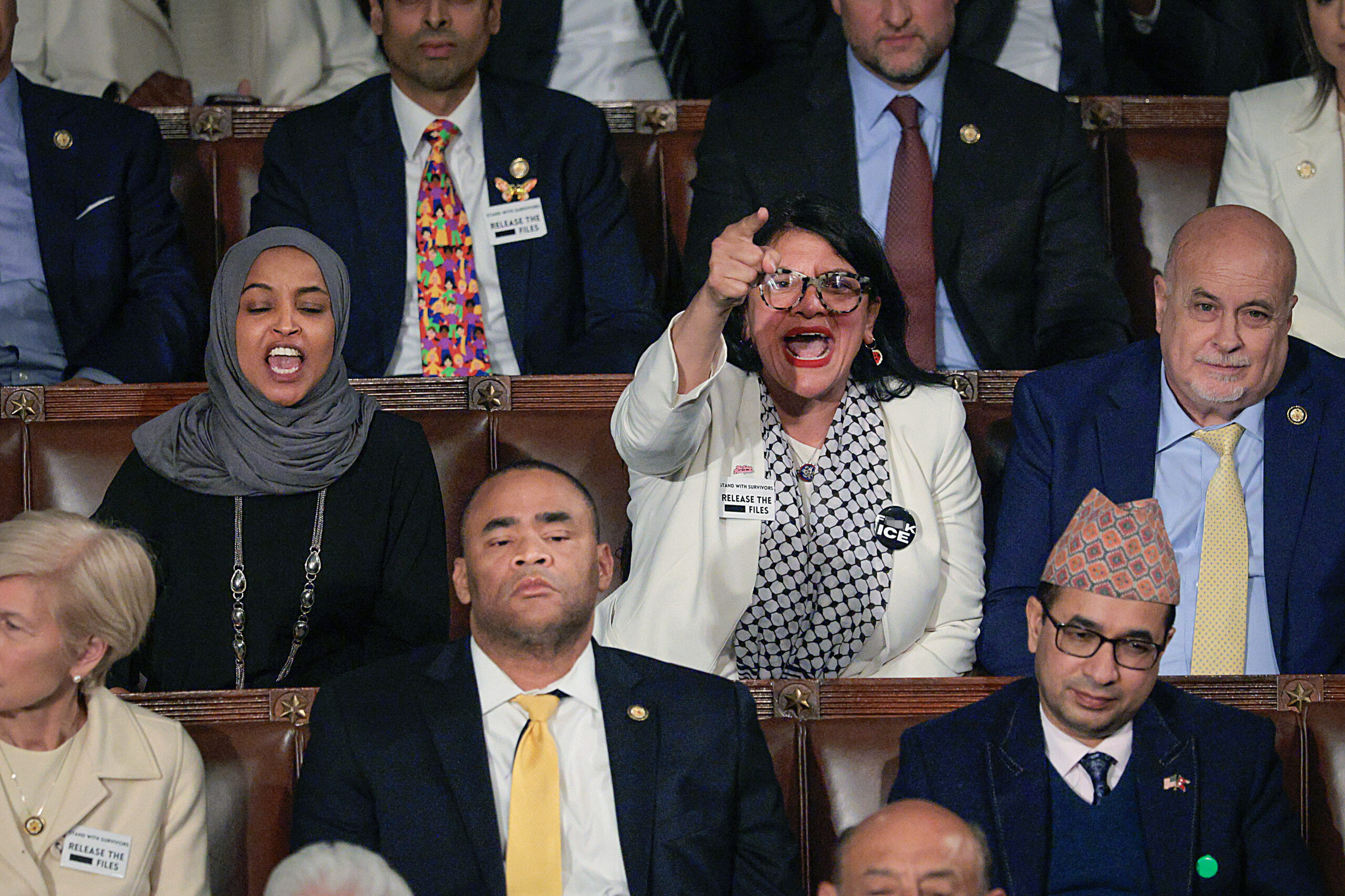 Rep. Rashida Tlaib fuels outrage after chanting ‘KKK’ during Trump’s State of the Union address: ‘Censure her’