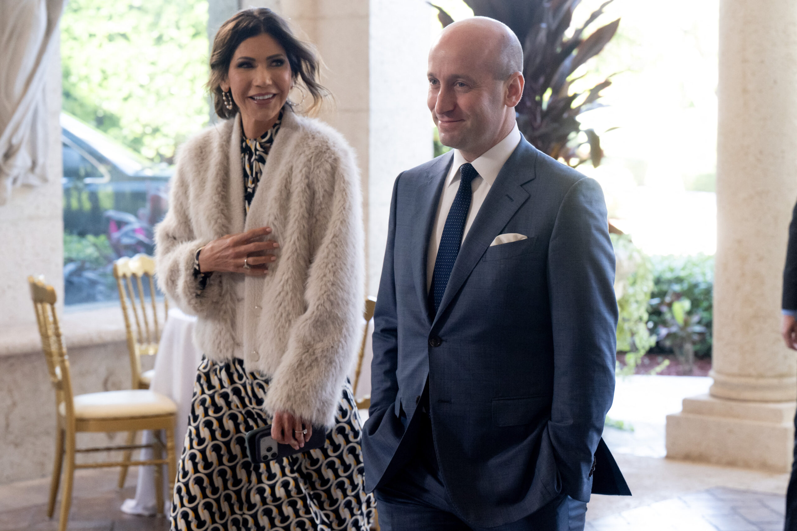 Kristi Noem, Stephen Miller attend MAGA insider’s wedding together — after pointing fingers at each other over Minneapolis ICE crackdown