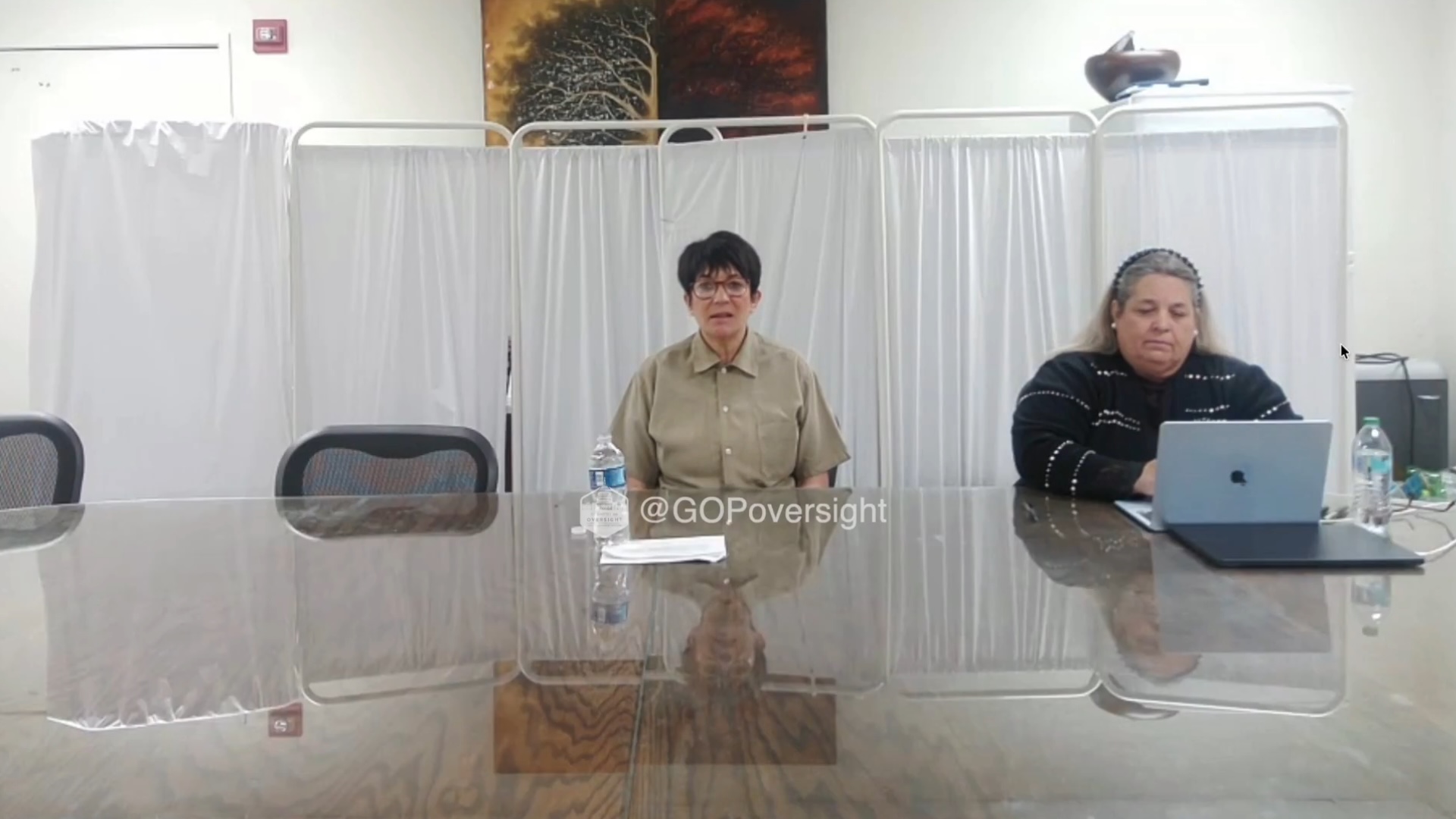 Watch Ghislaine Maxwell’s prison video to Congress when pressed on  Jeffrey Epstein’s crimes