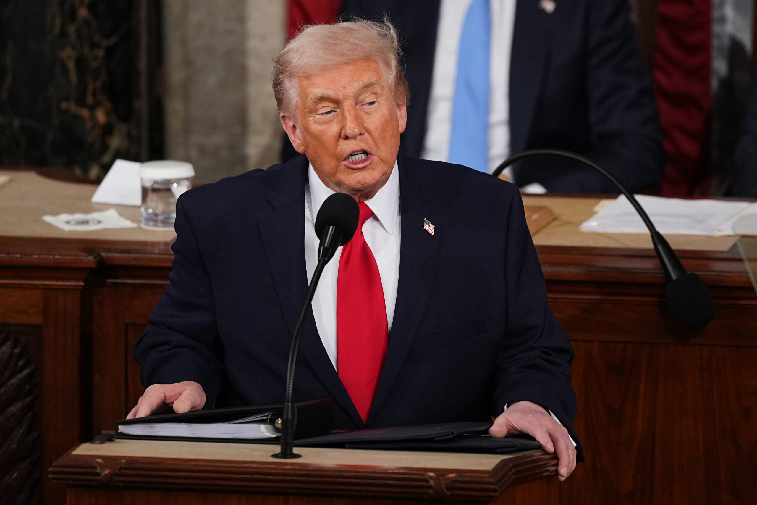 Trump touts lower drug prices,  reveals TrumpRx’s first customer, during State of the Union address