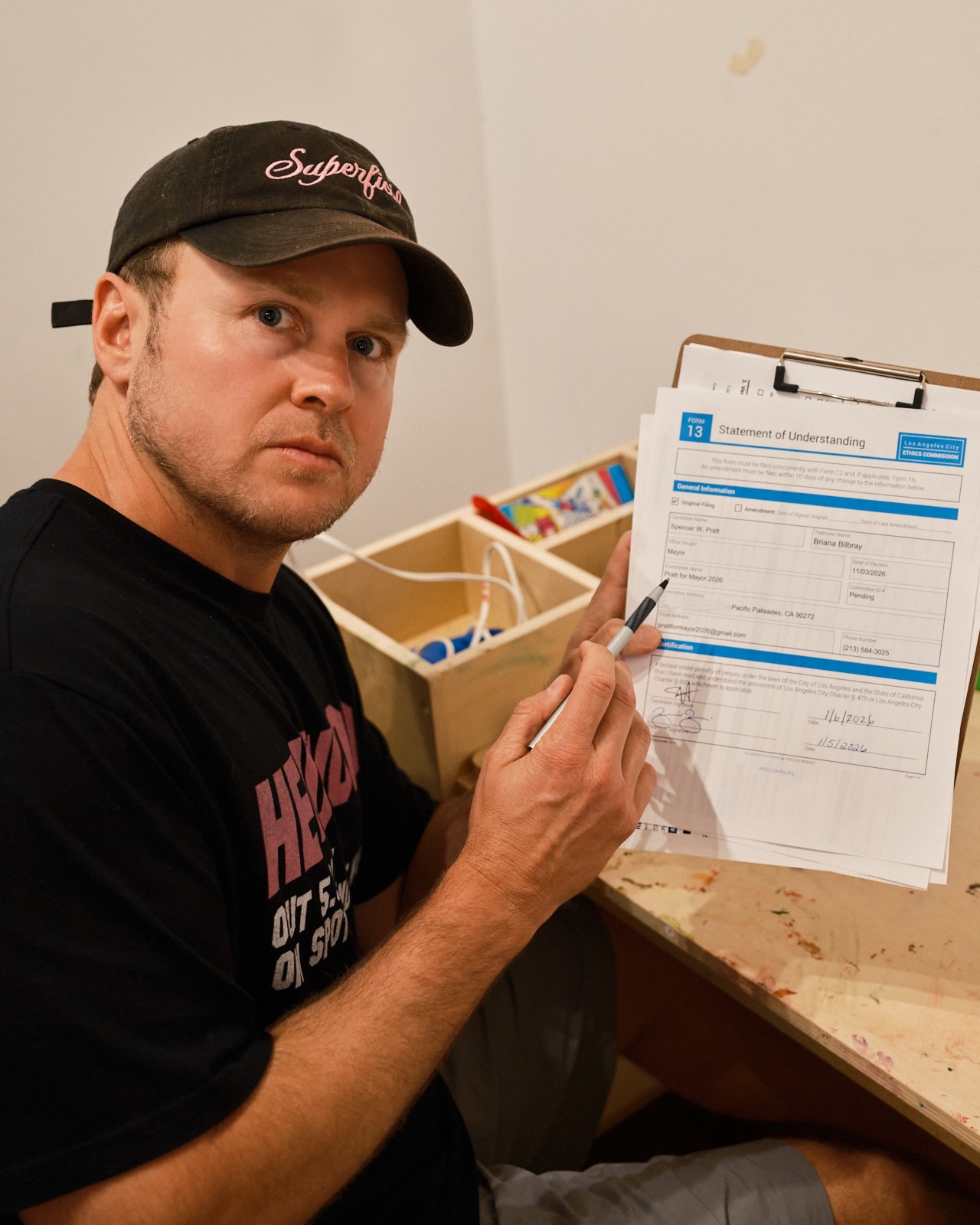 Reality check: Spencer Pratt officially jumps into the LA mayor’s race