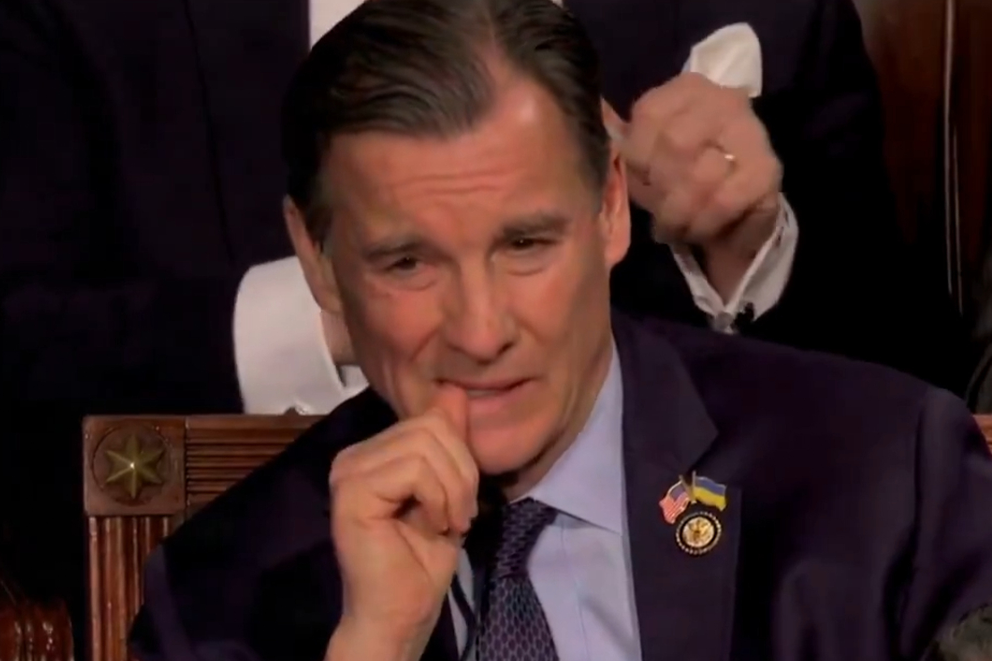 Rivals roast ‘tired’ Rep. Tom Suozzi for dozing off during Trump’s State of the Union speech