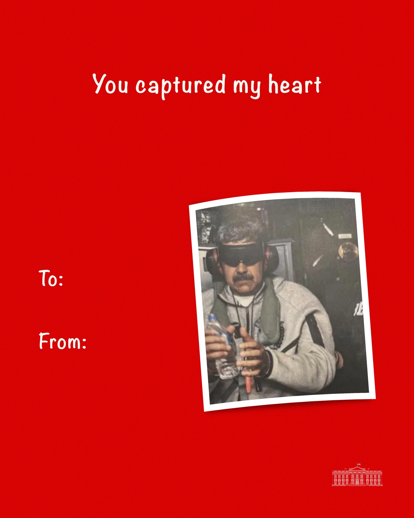 White House unveils cheeky Valentine’s Day cards featuring Maduro, Rubio and the shutdown sombrero: ‘You captured my heart’ 