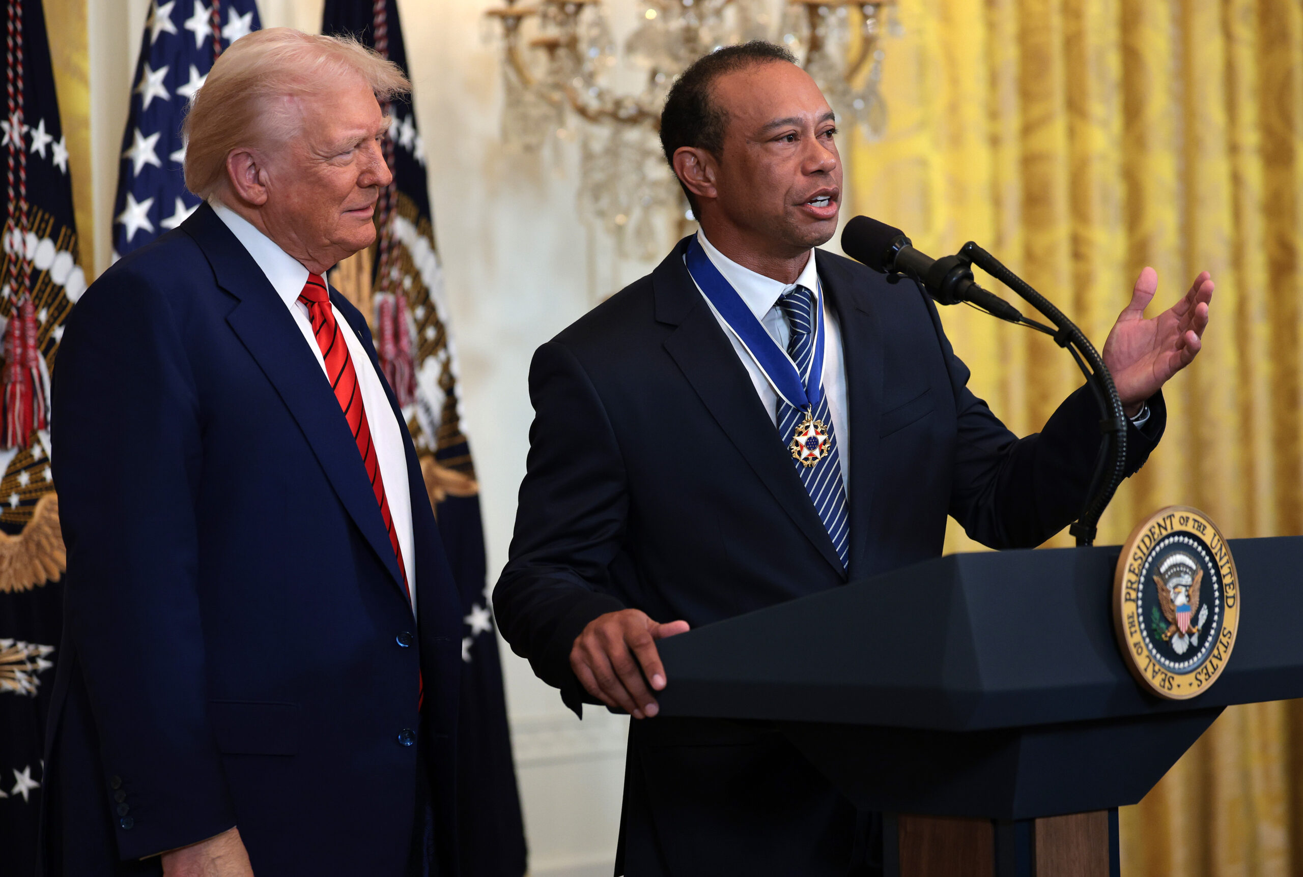 Trump weighs in on Tiger Woods’ Florida rollover DUI crash, tells The Post Vanessa’s boyfriend endures ‘a life of pain’