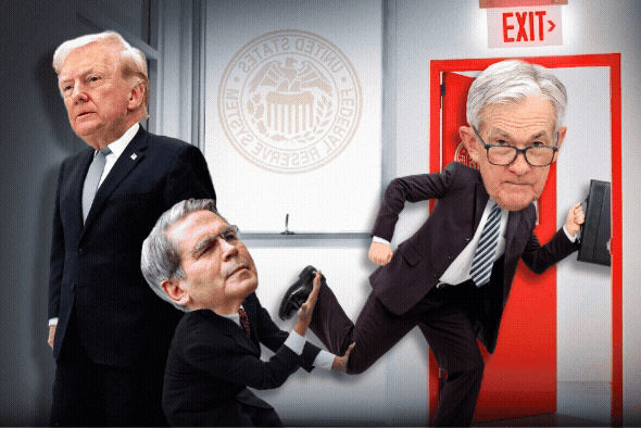 Wall Street bigs are desperately pleading with the White House to end Trump’s Powell feud