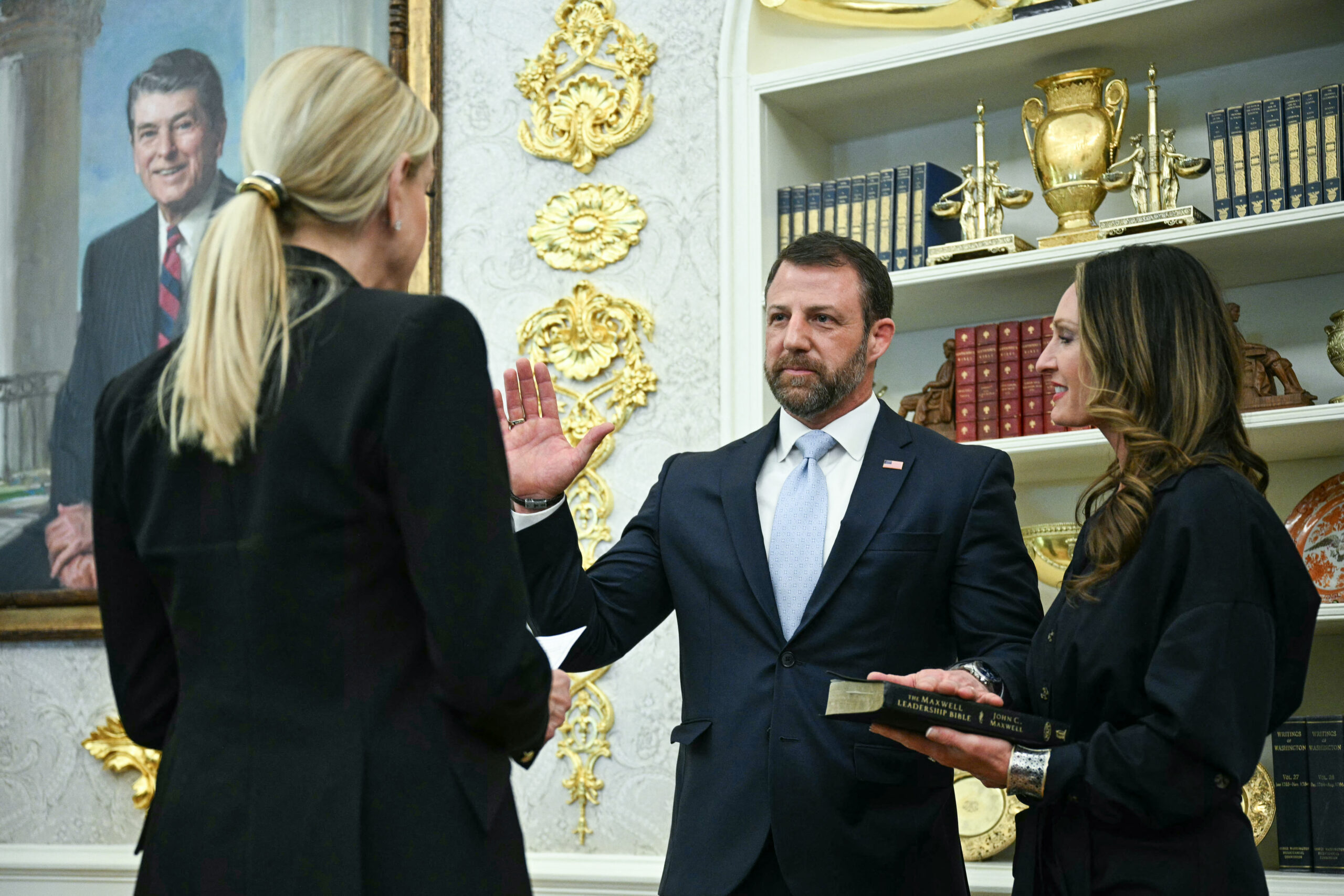 Markwayne Mullin sworn in as Trump’s new homeland security secretary
