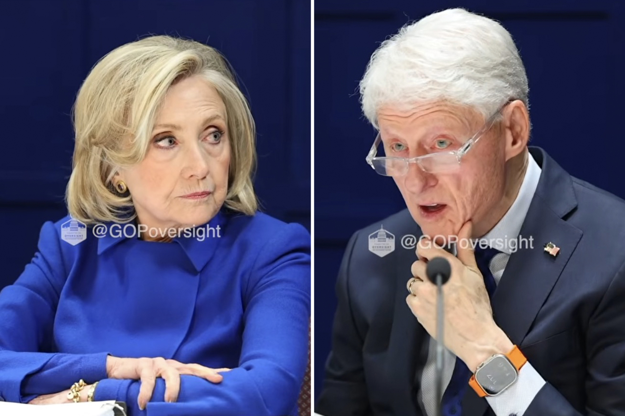 Bill and Hillary Clinton’s video depositions on Jeffrey Epstein ties released
