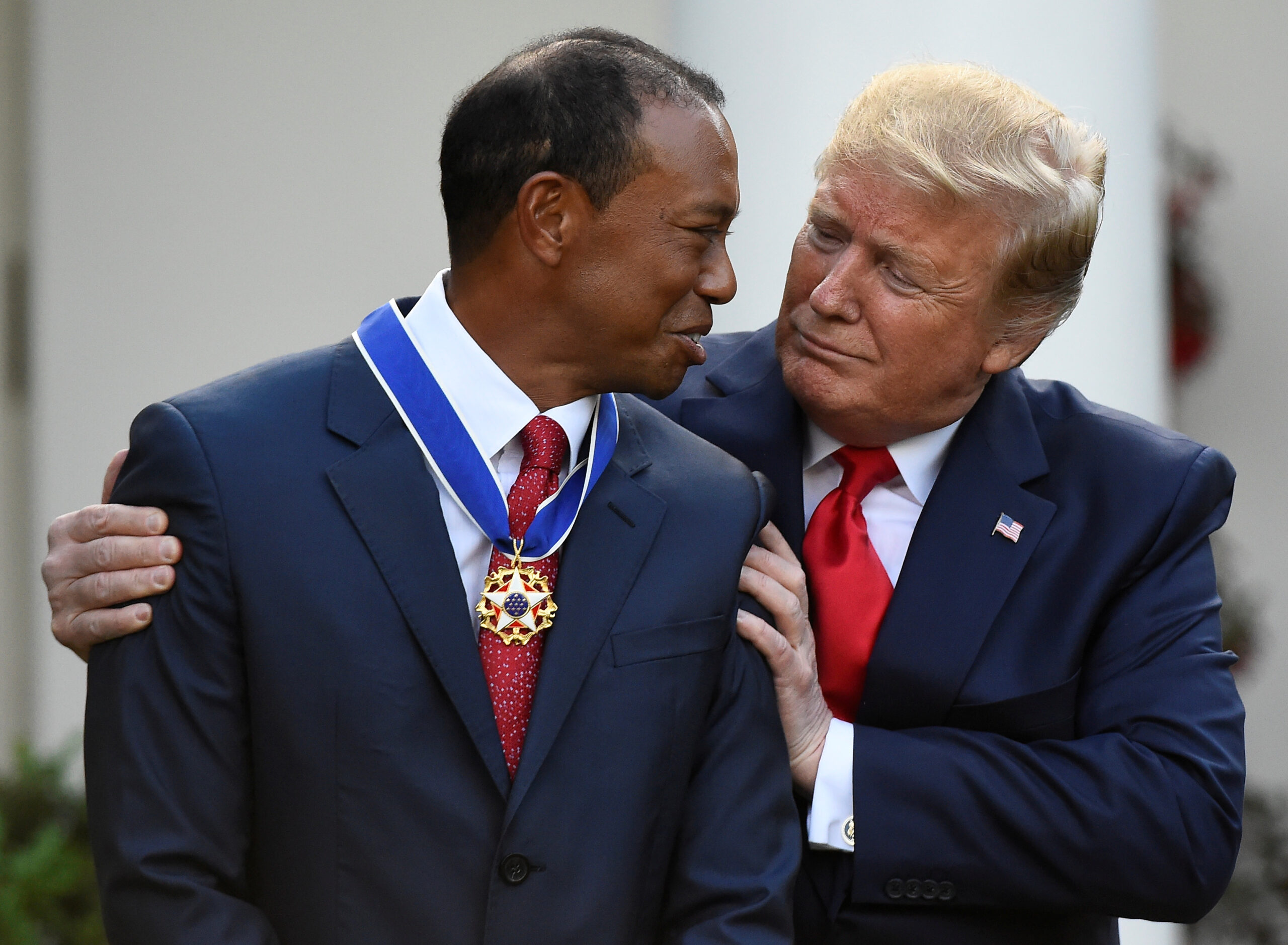 Trump speaks on close friend Tiger Woods’ Florida car crash: ‘He’s got some difficulty’