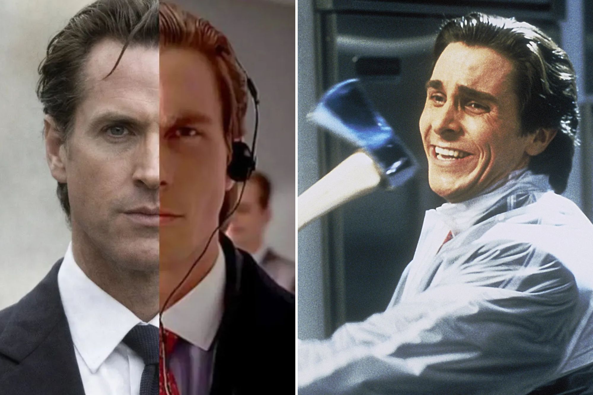 Gavin Newsom roasted for bizarrely comparing himself to psycho slasher movie character