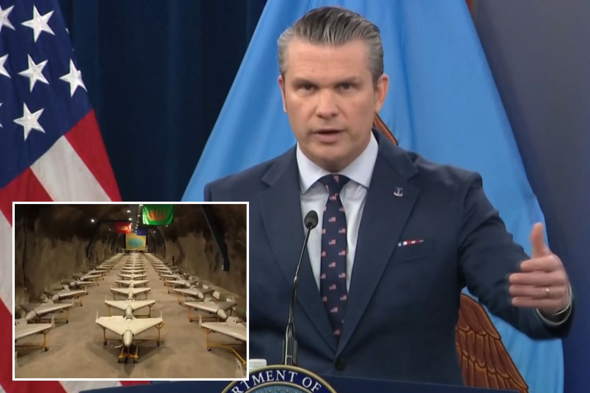 Iran’s missiles ‘down 90%’, drone attacks down 95%, Hegseth says