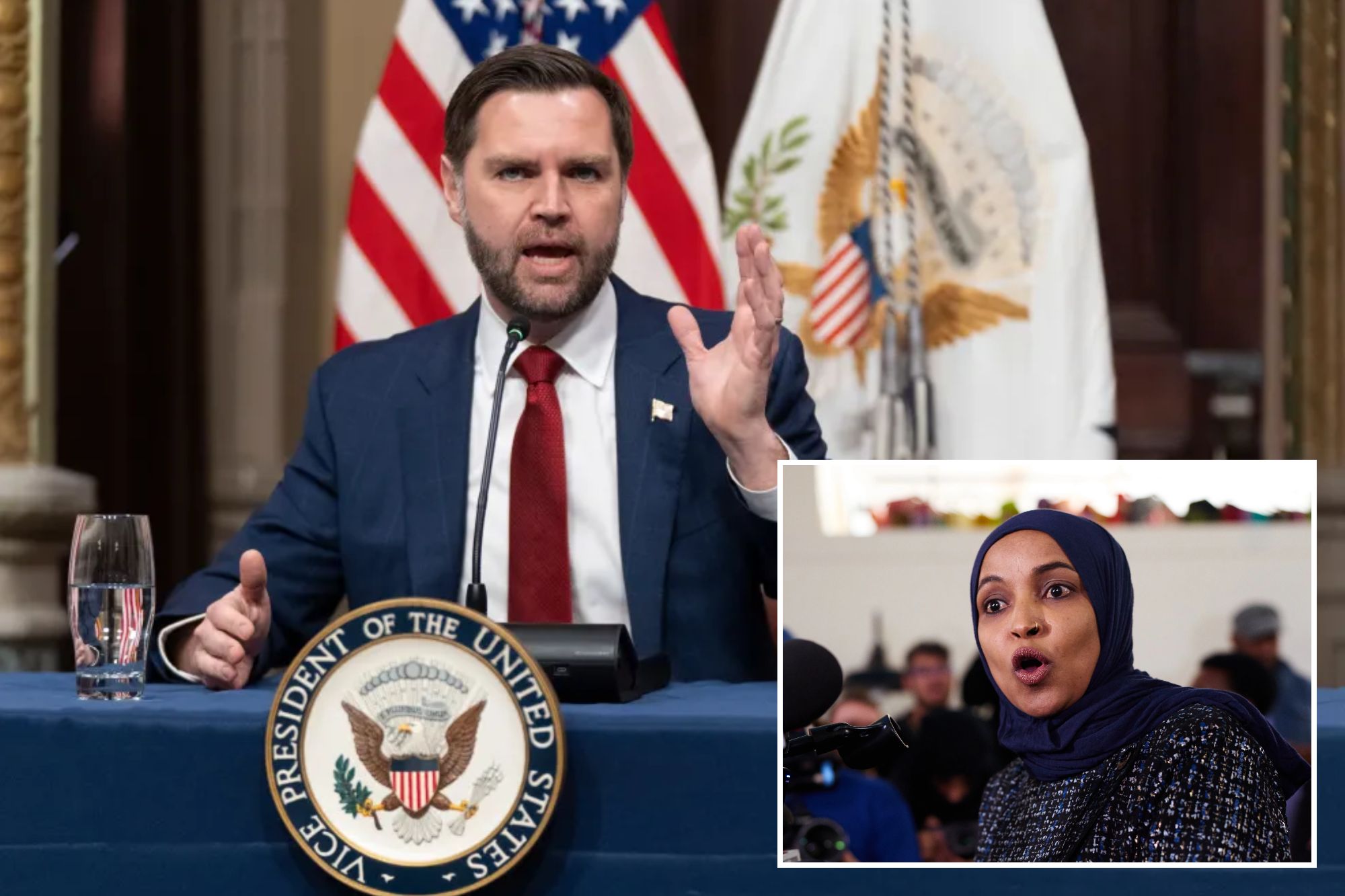 VP Vance claims Rep. Ilhan Omar ‘definitely committed immigration fraud’ by allegedly marrying brother