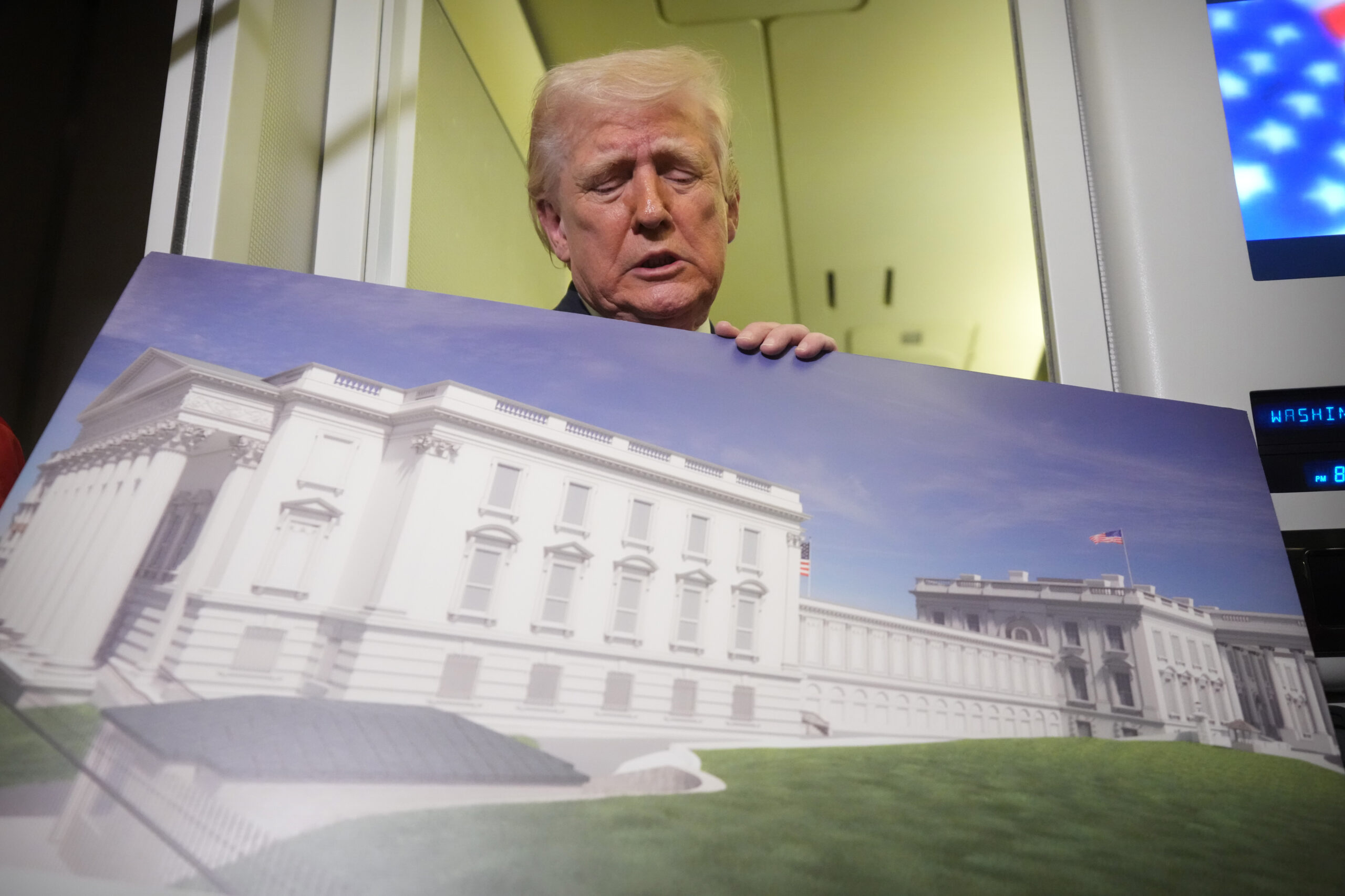 Trump gives details about secret ‘massive’ military complex being built under White House ballroom