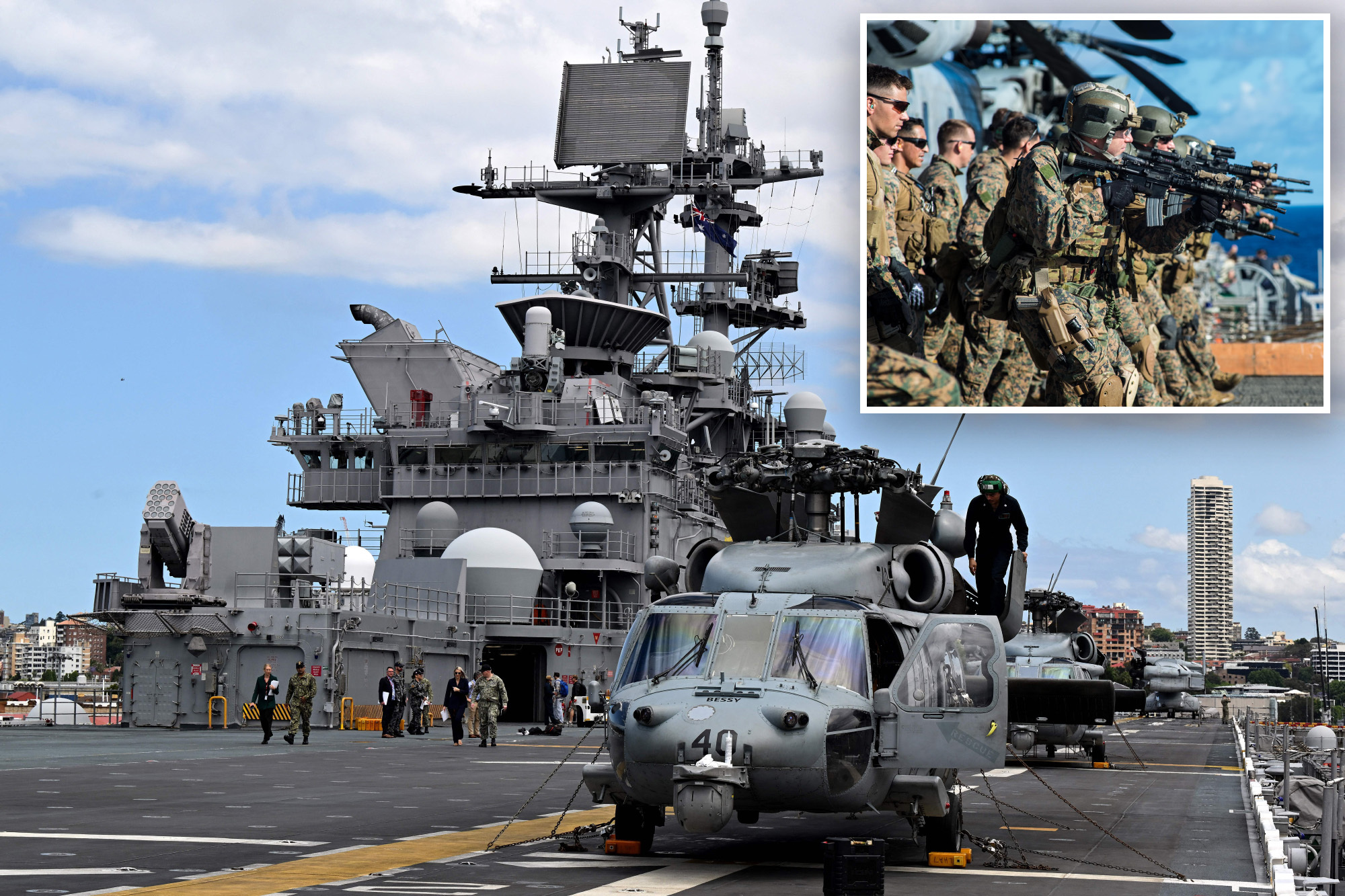 Pentagon sending assault ship, at least 2,500 Marines toward Iran