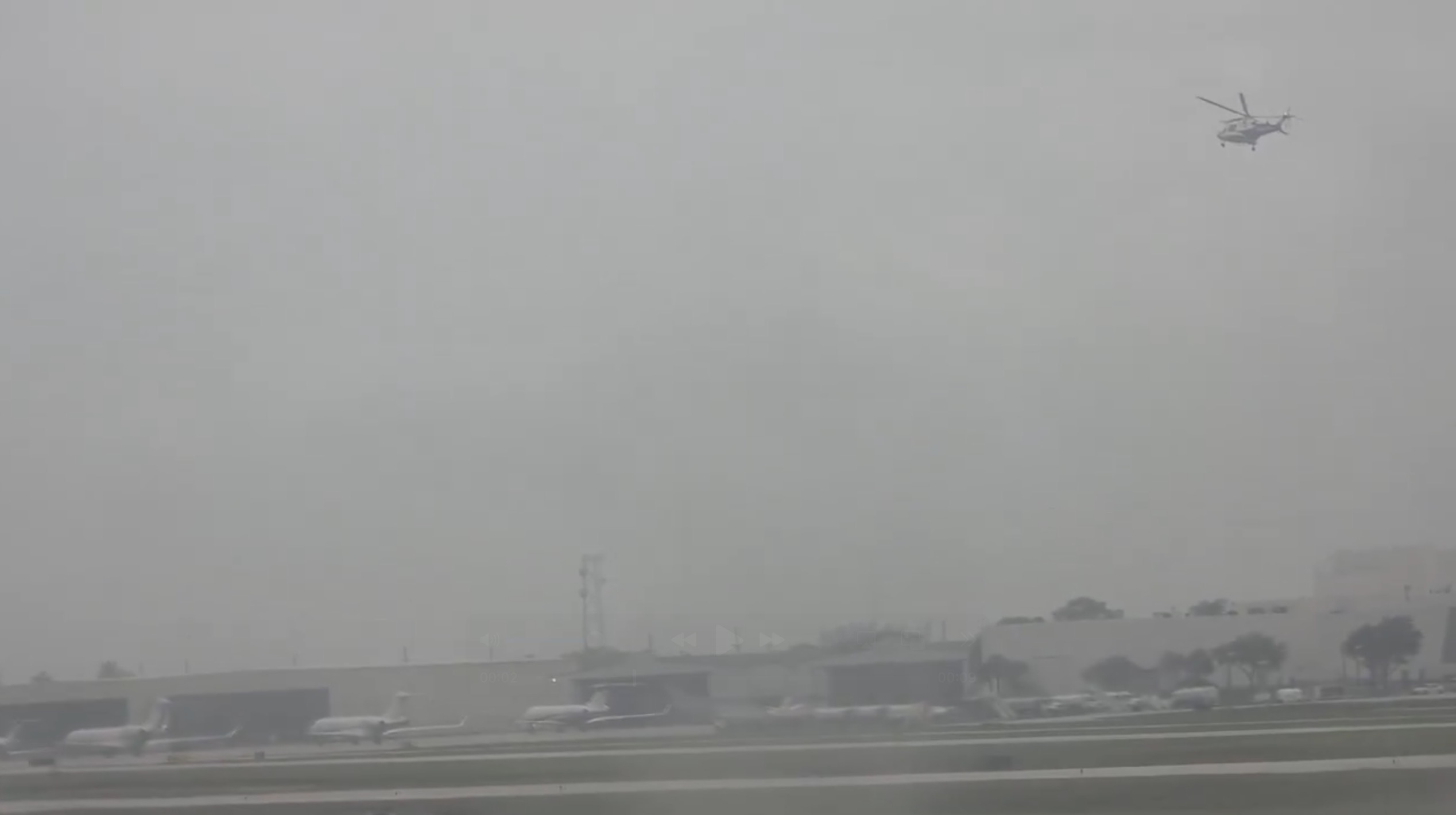 Choppers scrambled after private plane scare at Palm Beach airport while Trump’s Air Force One sat on tarmac