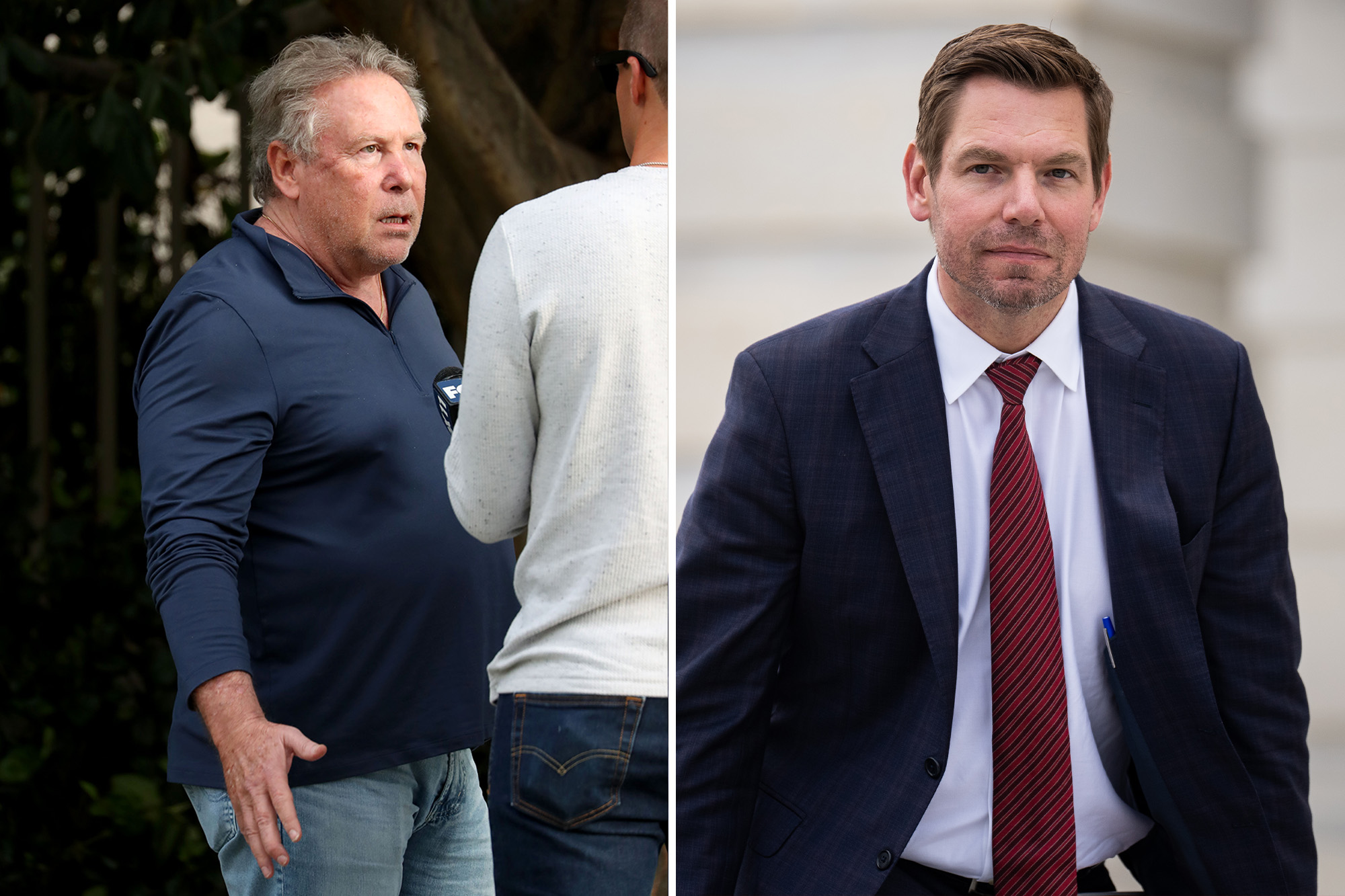Millionaire who sheltered Eric Swalwell as sex scandal broke claims he’s no longer a Democrat: ‘Don’t bust the trust’