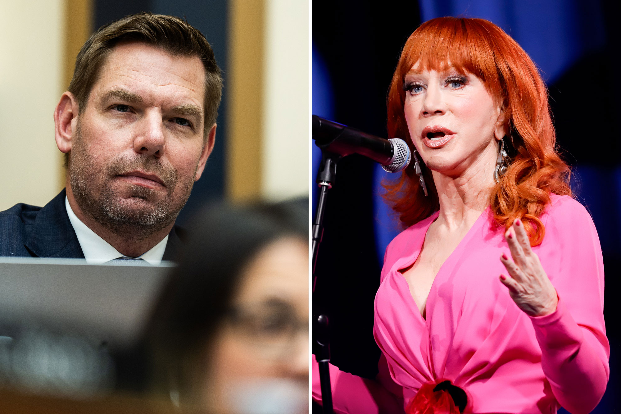 Kathy Griffin gives incendiary interview on why she gave $10K to accused rapist Eric Swalwell