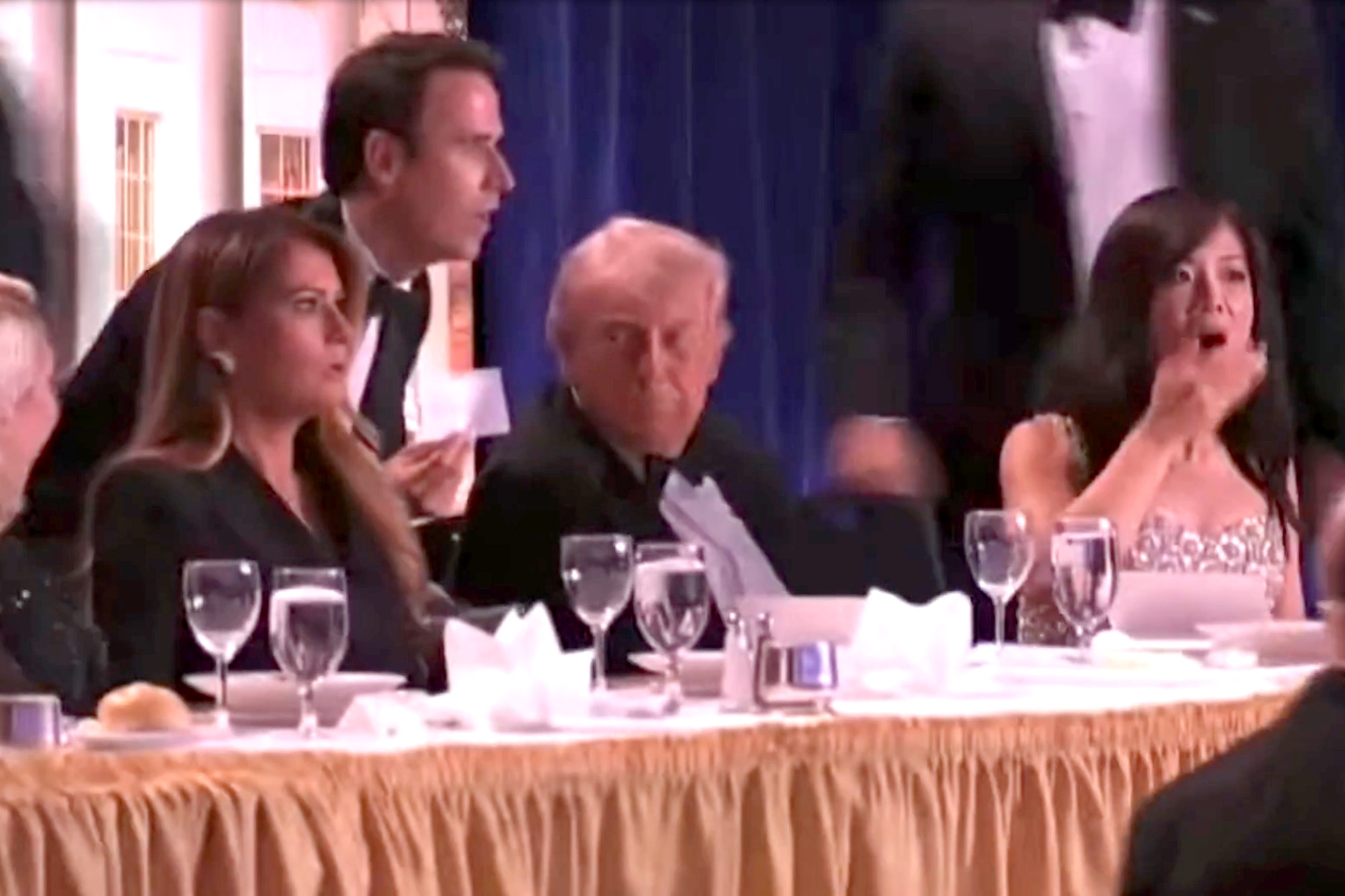 Melania Trump has stunned reaction as gunfire erupts at White House Correspondents’ Dinner