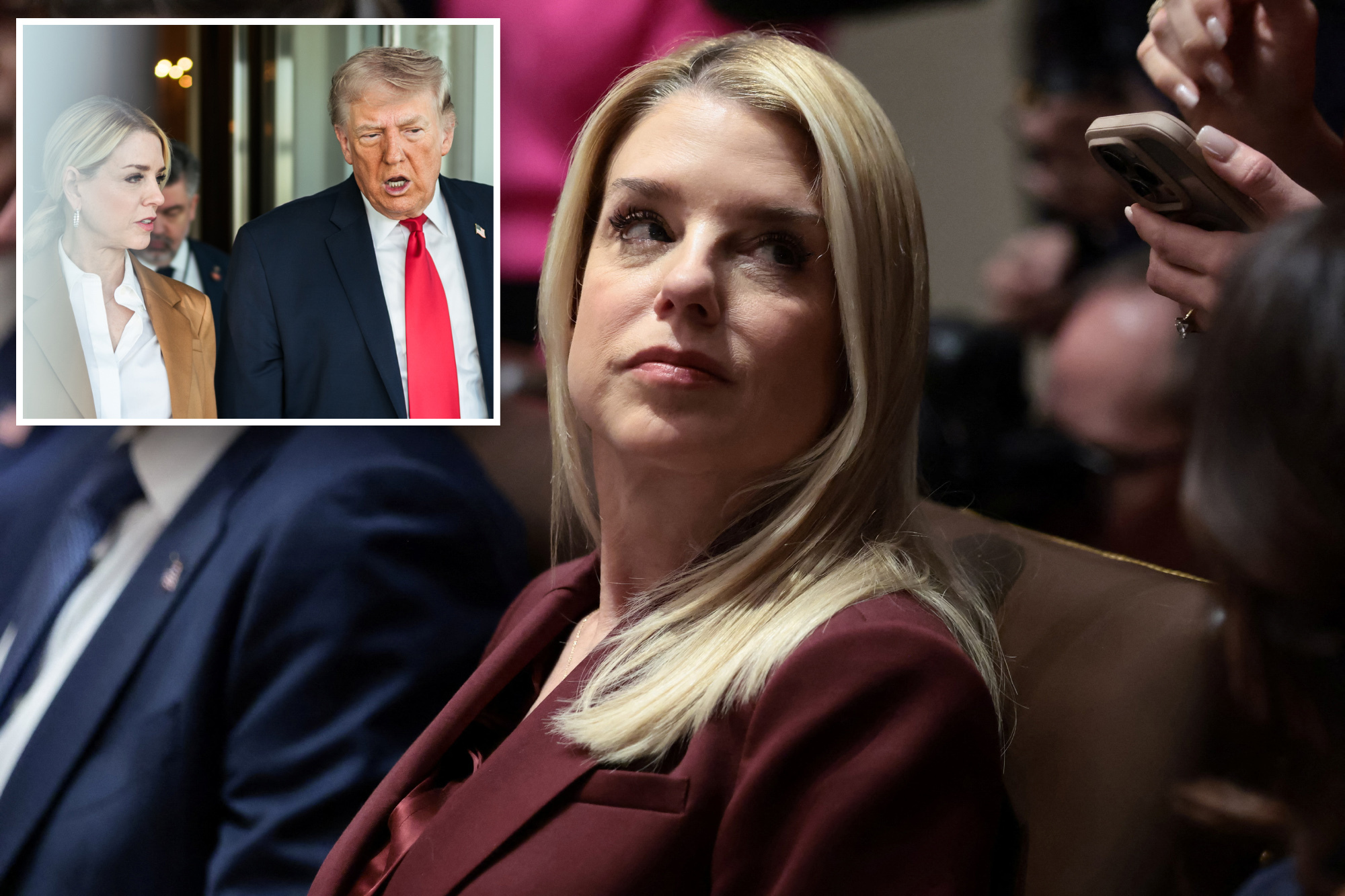 Pam Bondi speaks out for the first time since getting ‘you’re fired’ treatment from Trump