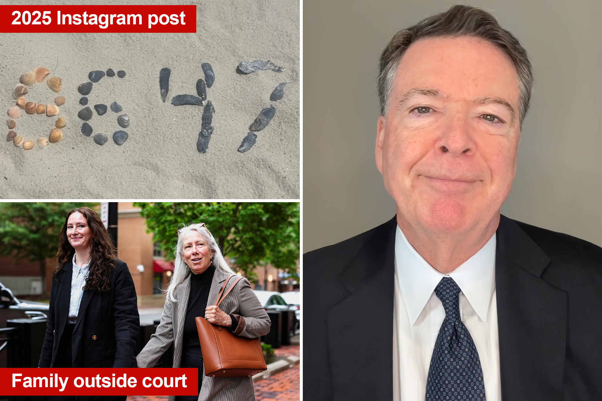 Ex-FBI Director James Comey surrenders to feds on charges he threatened to kill Trump in Instagram post