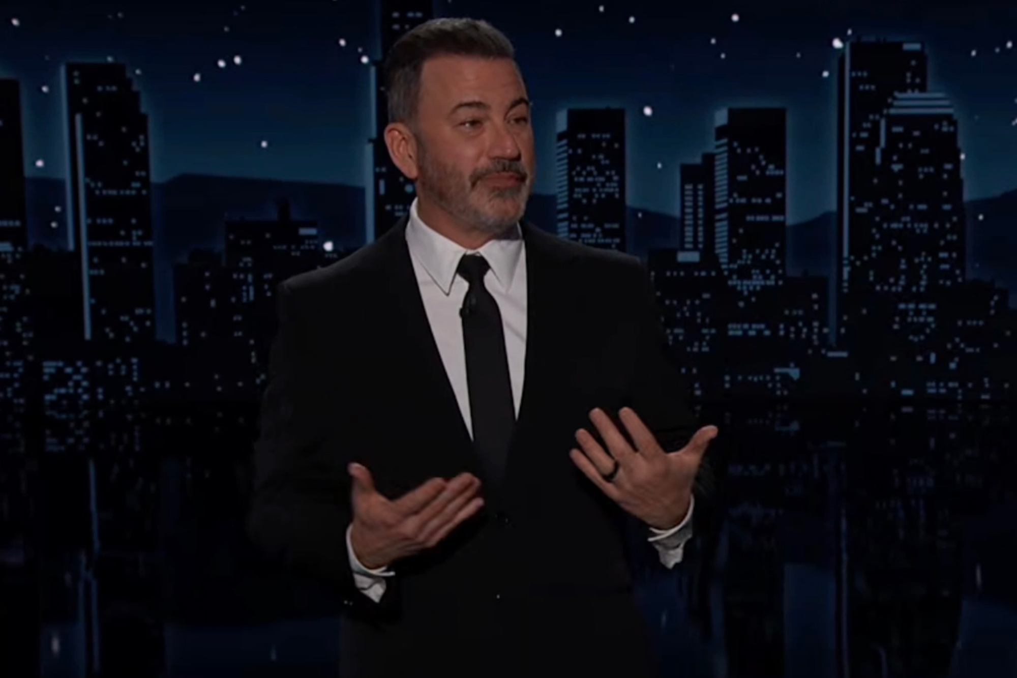 Jimmy Kimmel repeats ‘hateful’ joke about ‘expectant widow’ Melania Trump in attempt to defend himself after WHCD shooting
