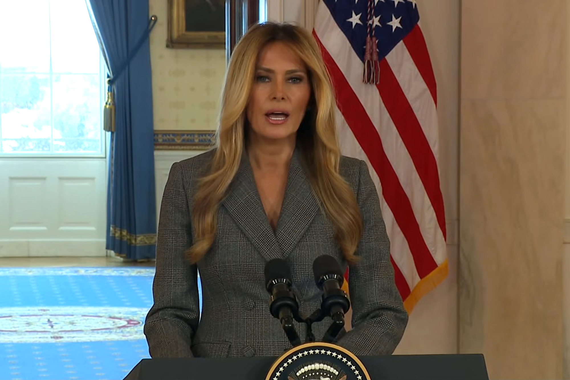 Melania Trump says ‘I am not Epstein’s victim’ in stunning public address