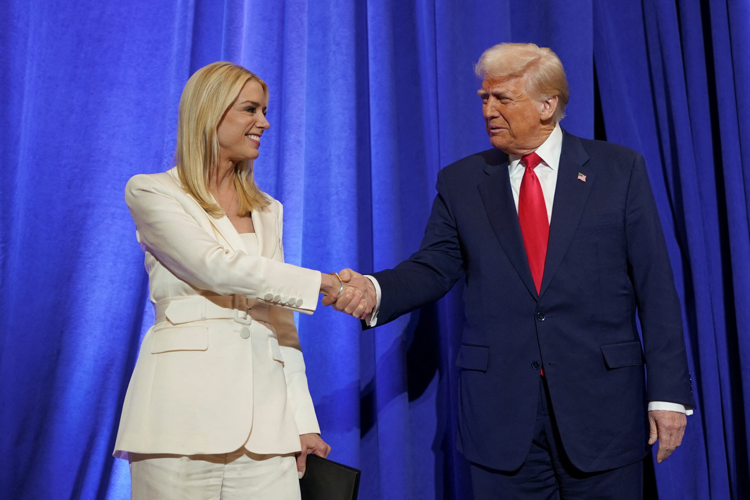 White House denies Pam Bondi fired over Eric Swalwell rumors