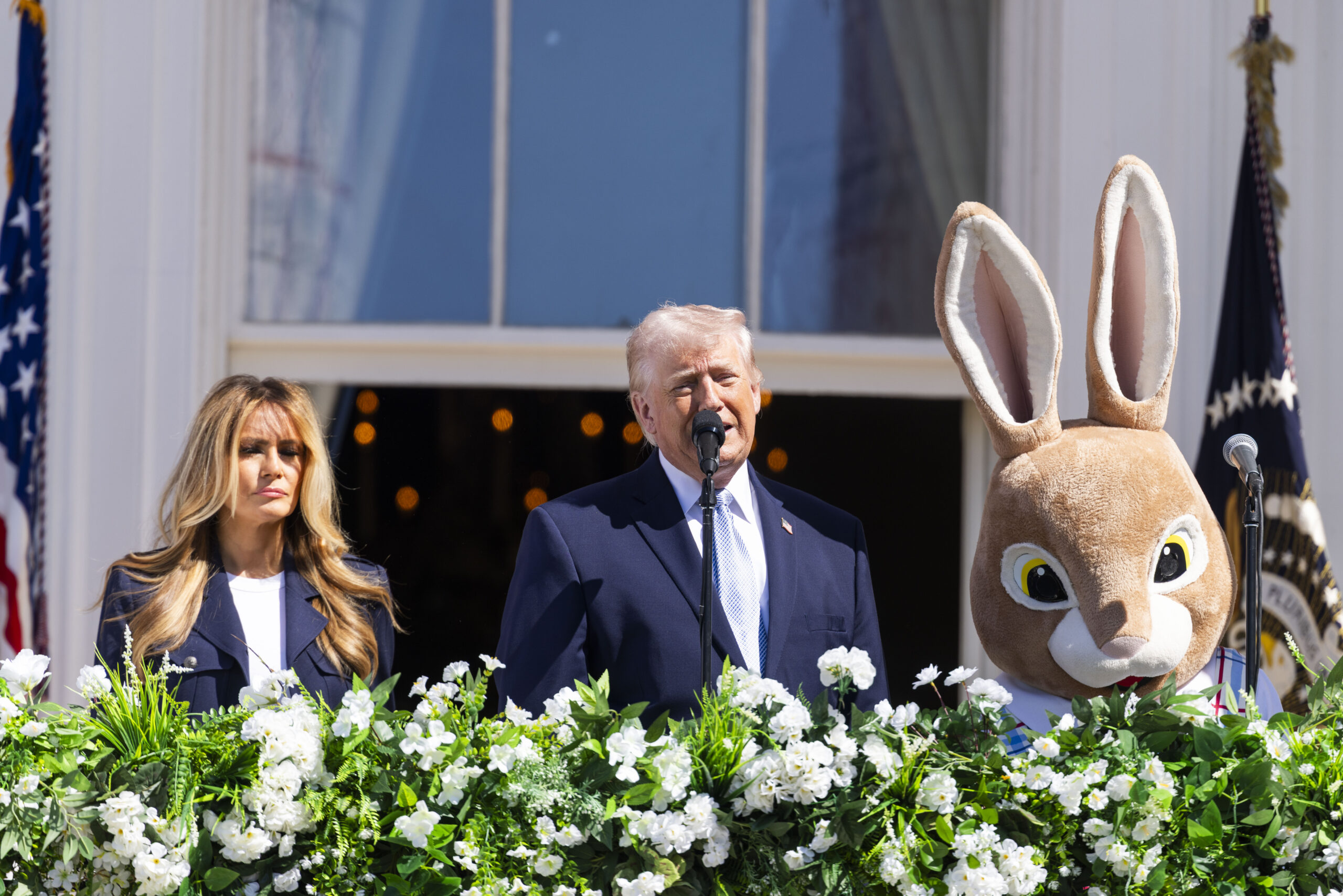 Trump, first lady Melania tell children of Iran that US is fighting ‘for their future’ at WH annual Easter Egg Roll