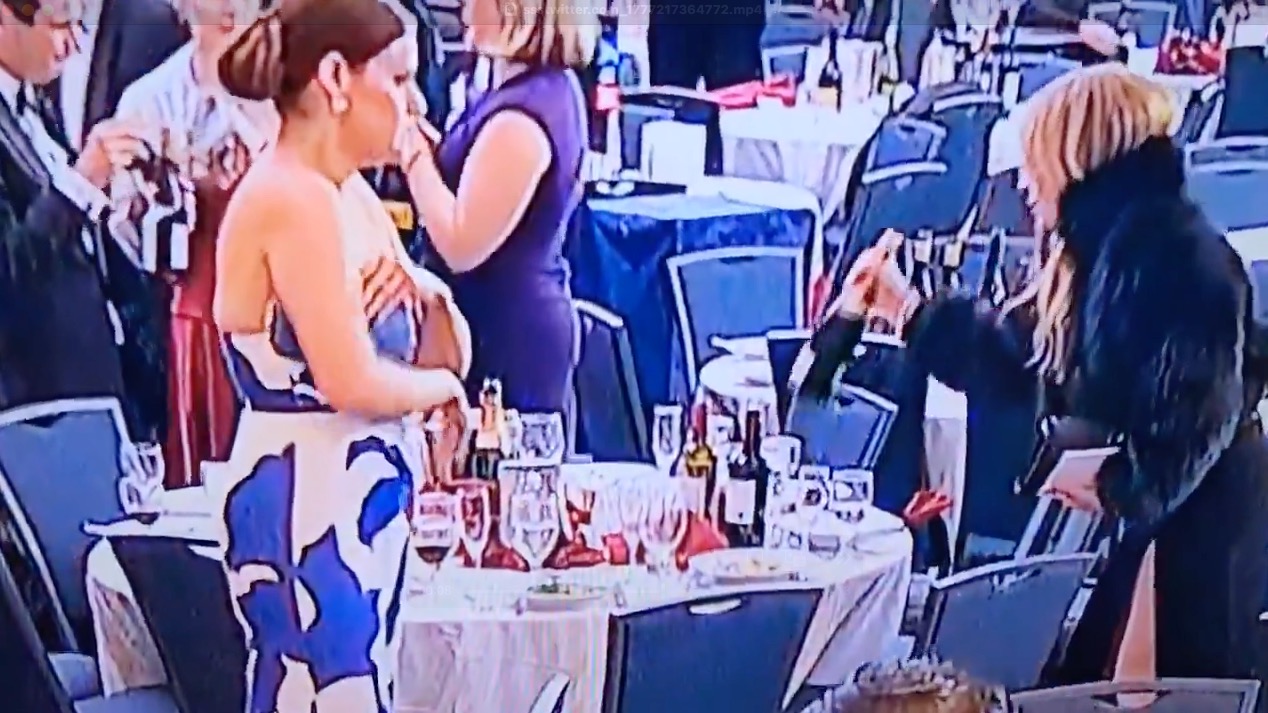 Woman seen snatching wine bottles in aftermath of White House Correspondents’ Dinner shooting
