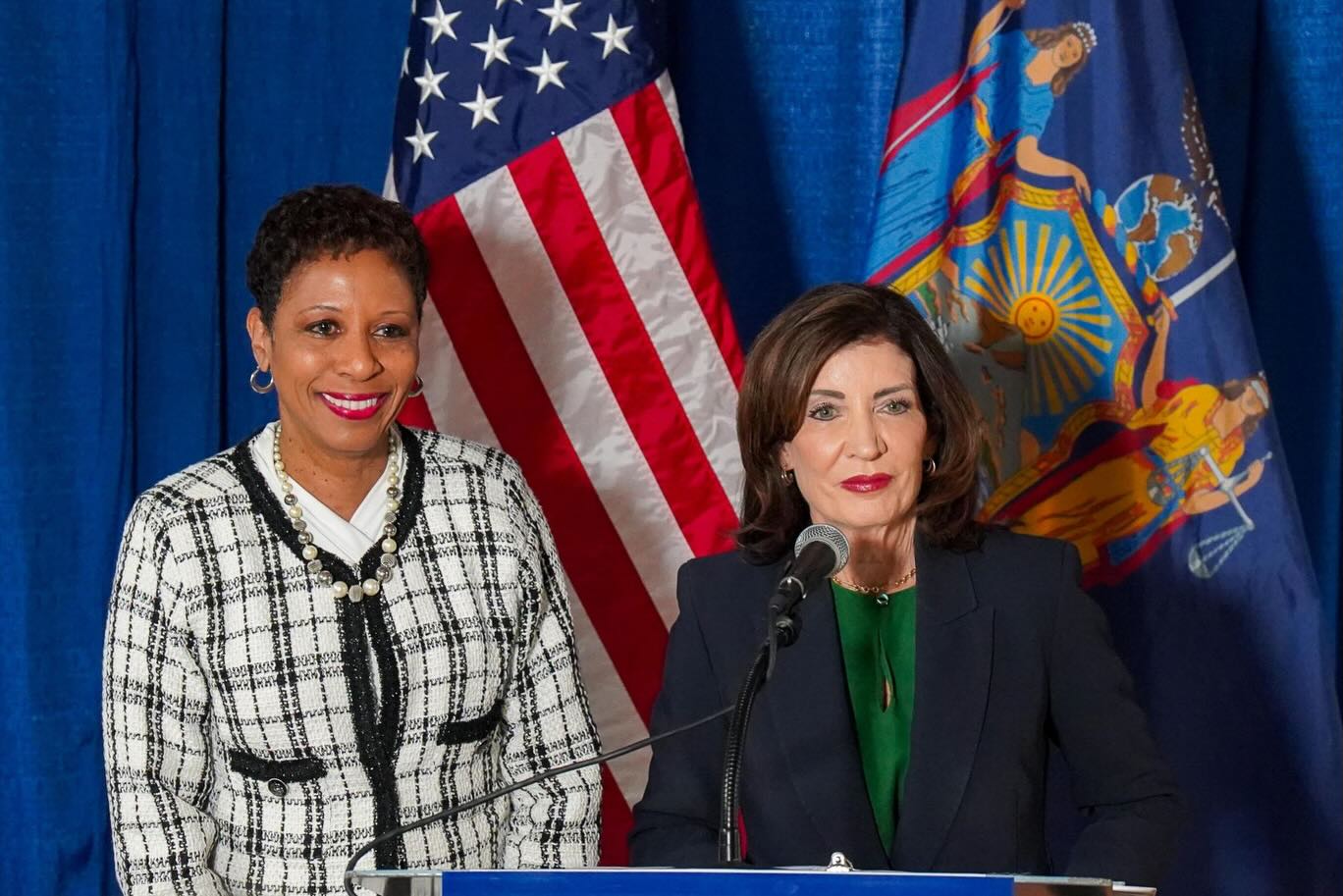 Hochul running mate Adrienne Adams funneled $435K to migrant shelter tied to federal probe