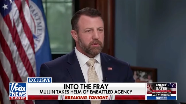 DHS Secretary Markwayne Mullin plans to ‘take a hard look’ at international airports in sanctuary cities 