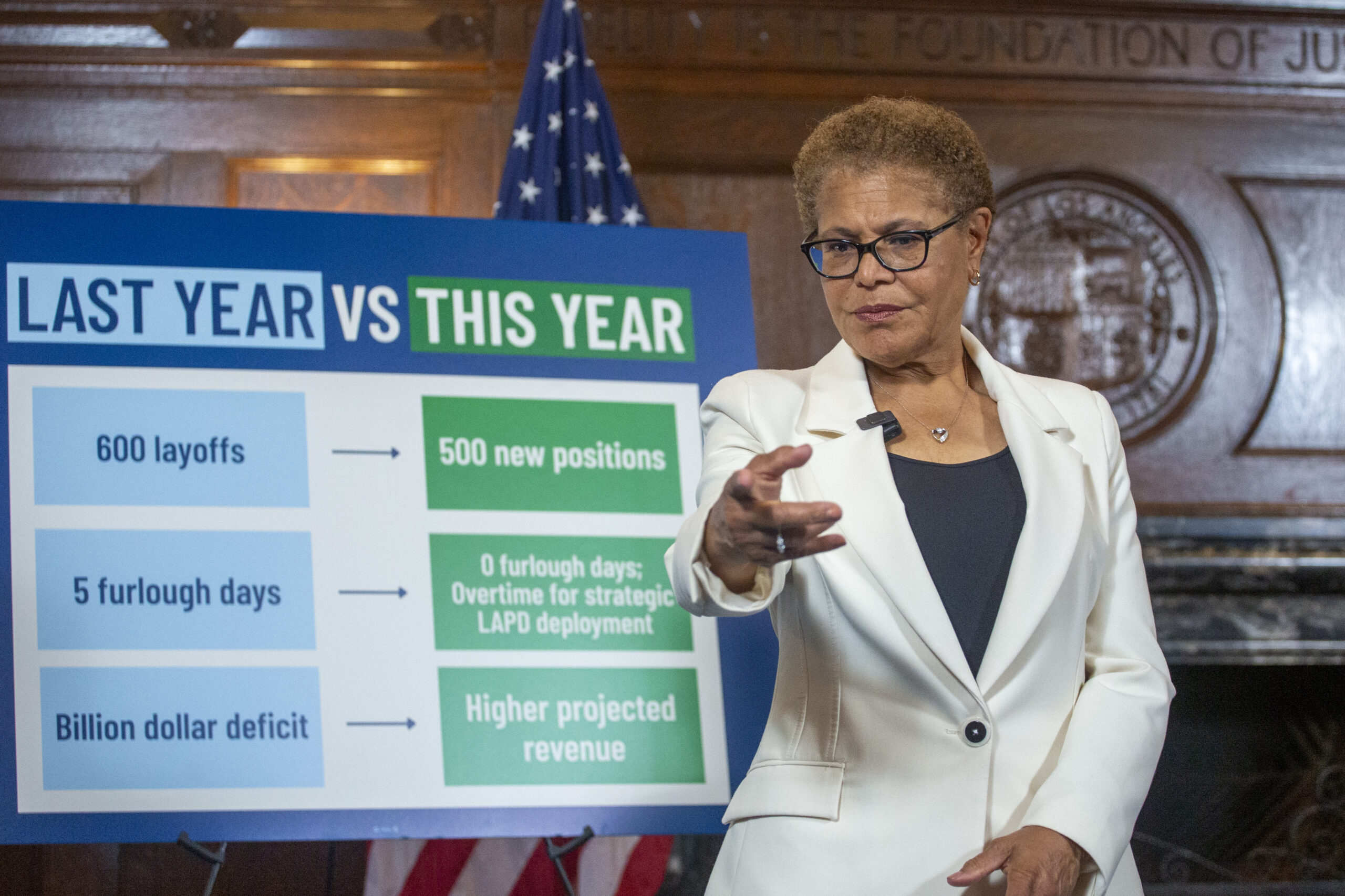 Eagle-eyed politicos point awkward hole in Magic Johnson’s endorsement of Karen Bass