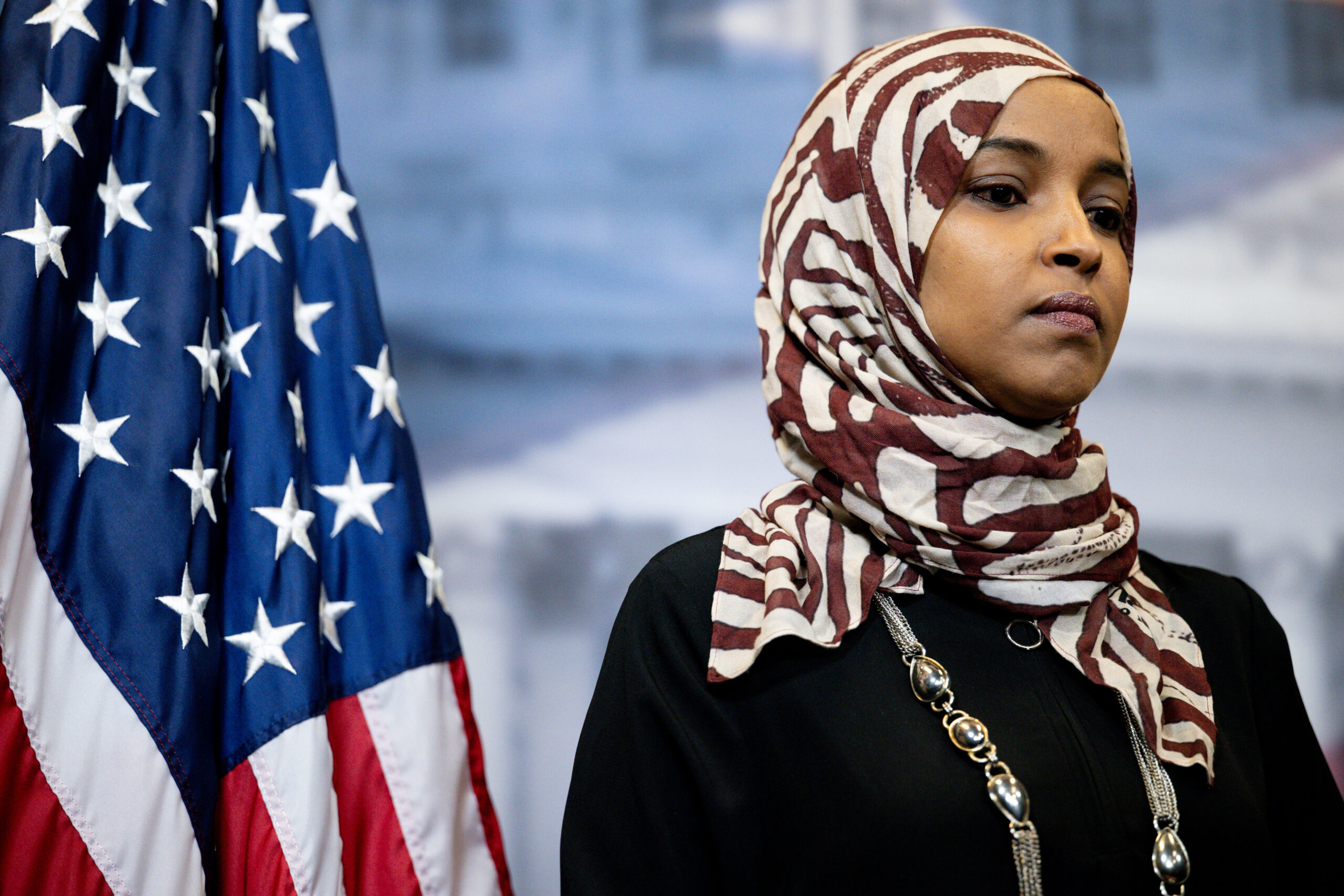 Ilhan Omar brushes off proposal that could see her banned from Congress