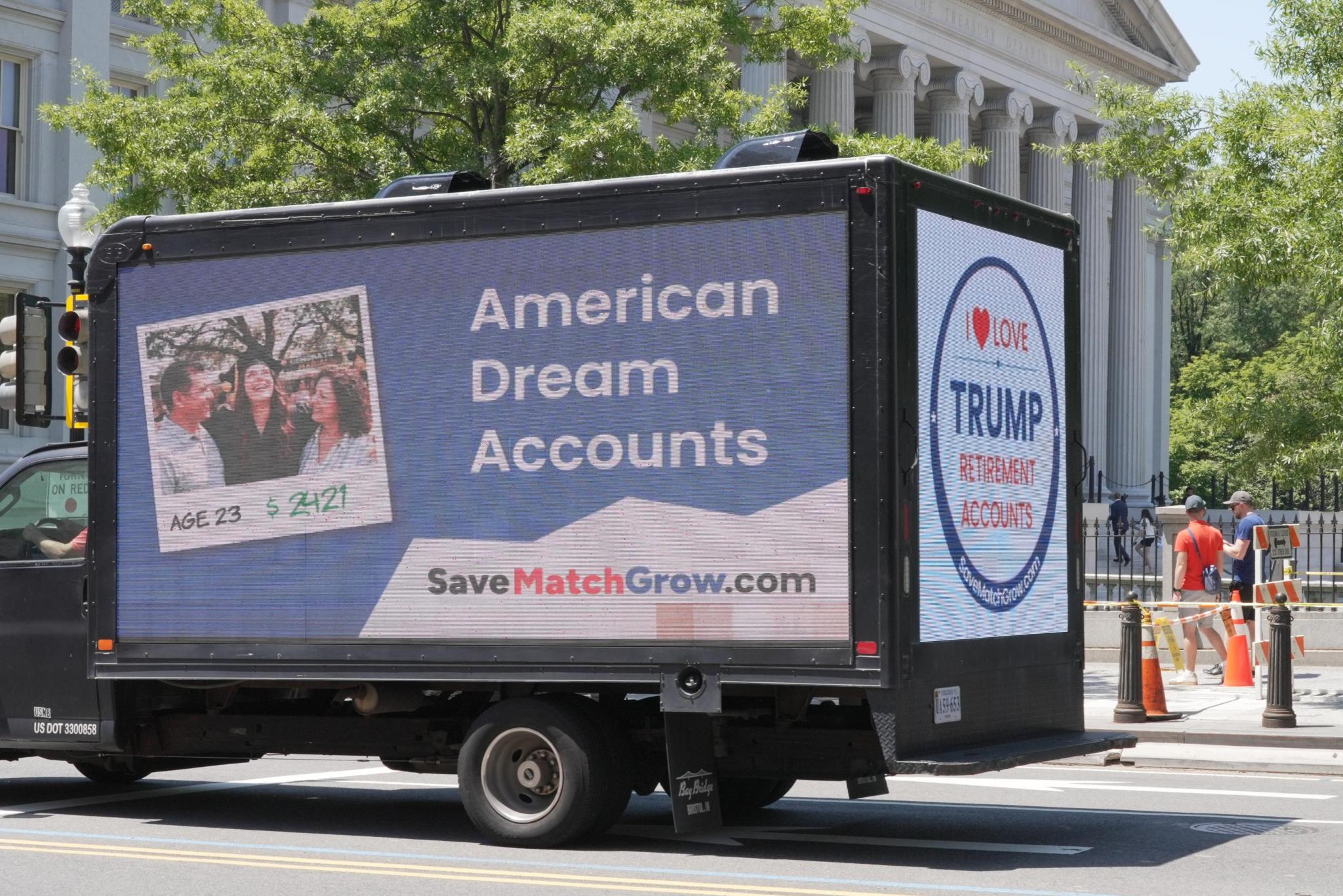 Bill Ackman, Charles Schwab launch six-figure ad campaign backing Trump’s American Dream Accounts
