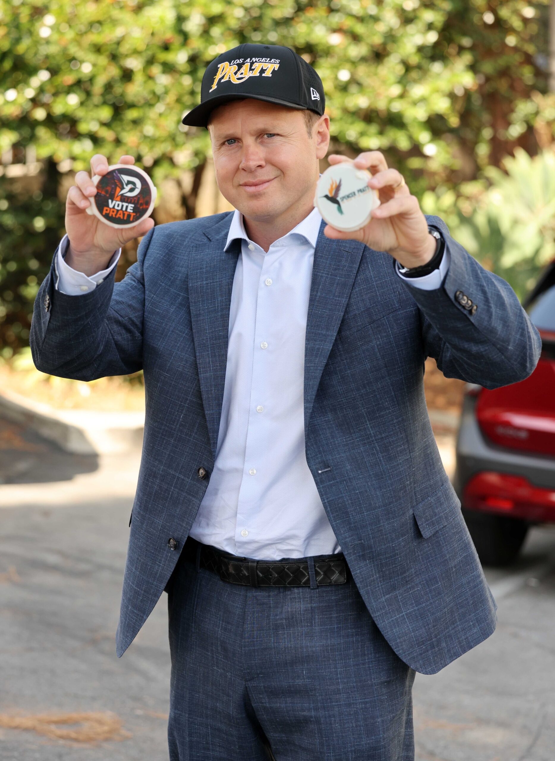 Spencer Pratt defends baker who lost everything in LA fires allegedly bullied by liberal A-lister’s relative for campaign cookies