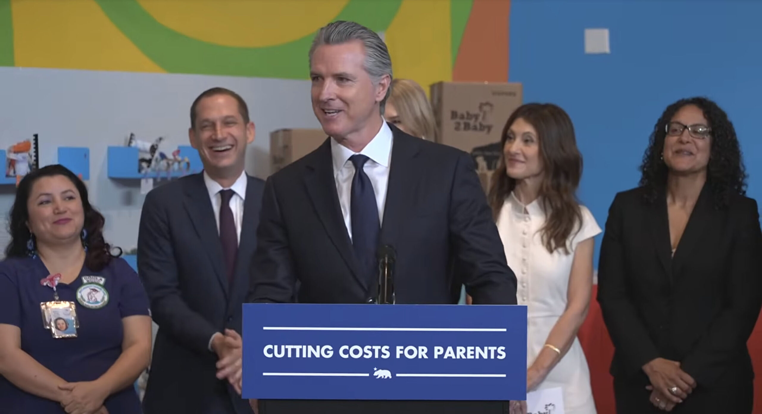 Gavin Newsom awkwardly pivots away from question about Dem successor: ‘Focused on diapers’