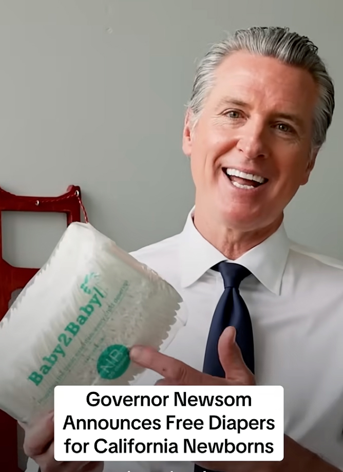 Gavin Newsom’s controversial ‘free diapers’ program gets quiet contracting carve-out