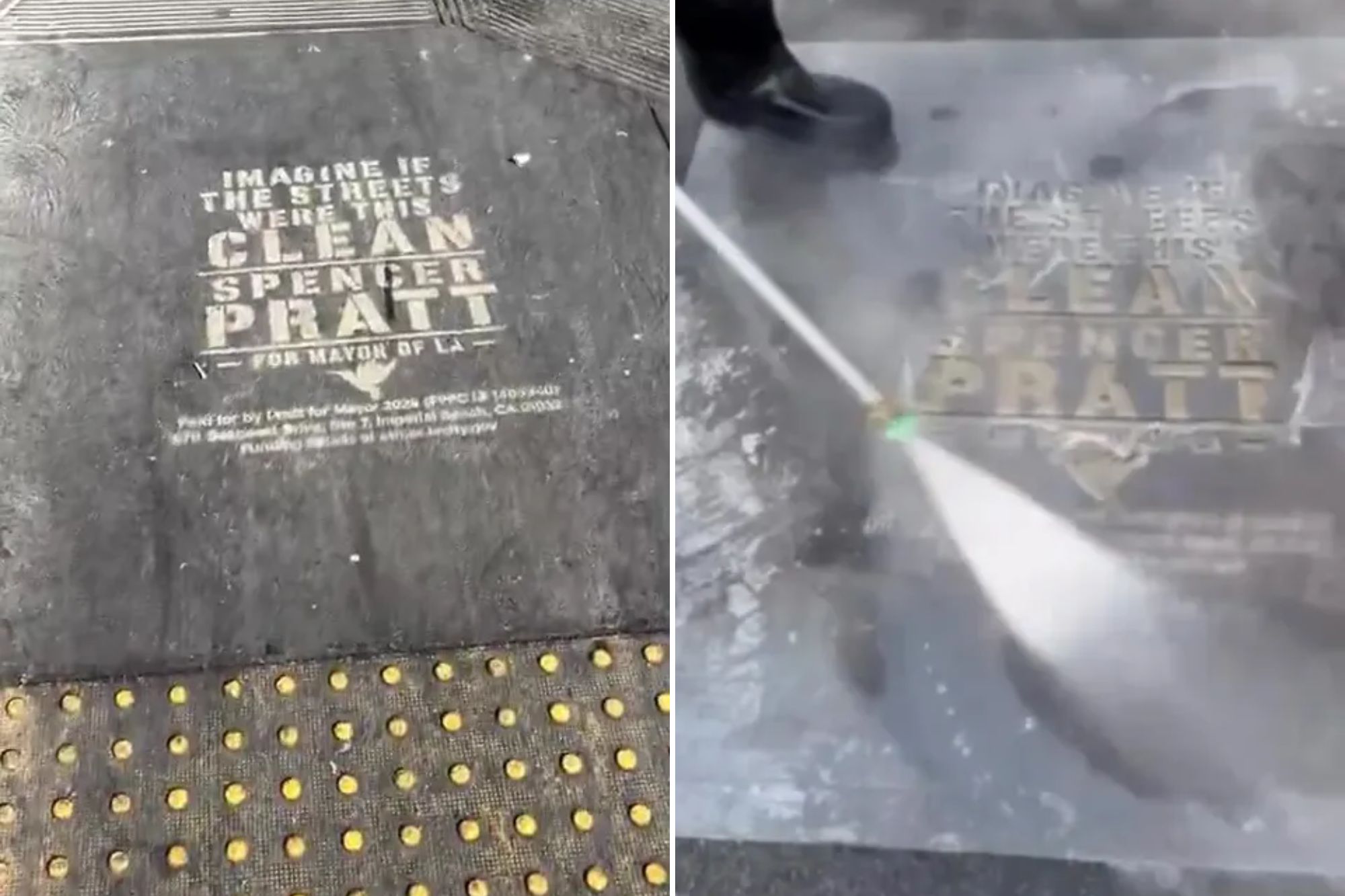 Spencer Pratt’s latest campaign ad puts LA’s filthy streets on blast: ‘Imagine if the streets were this clean’