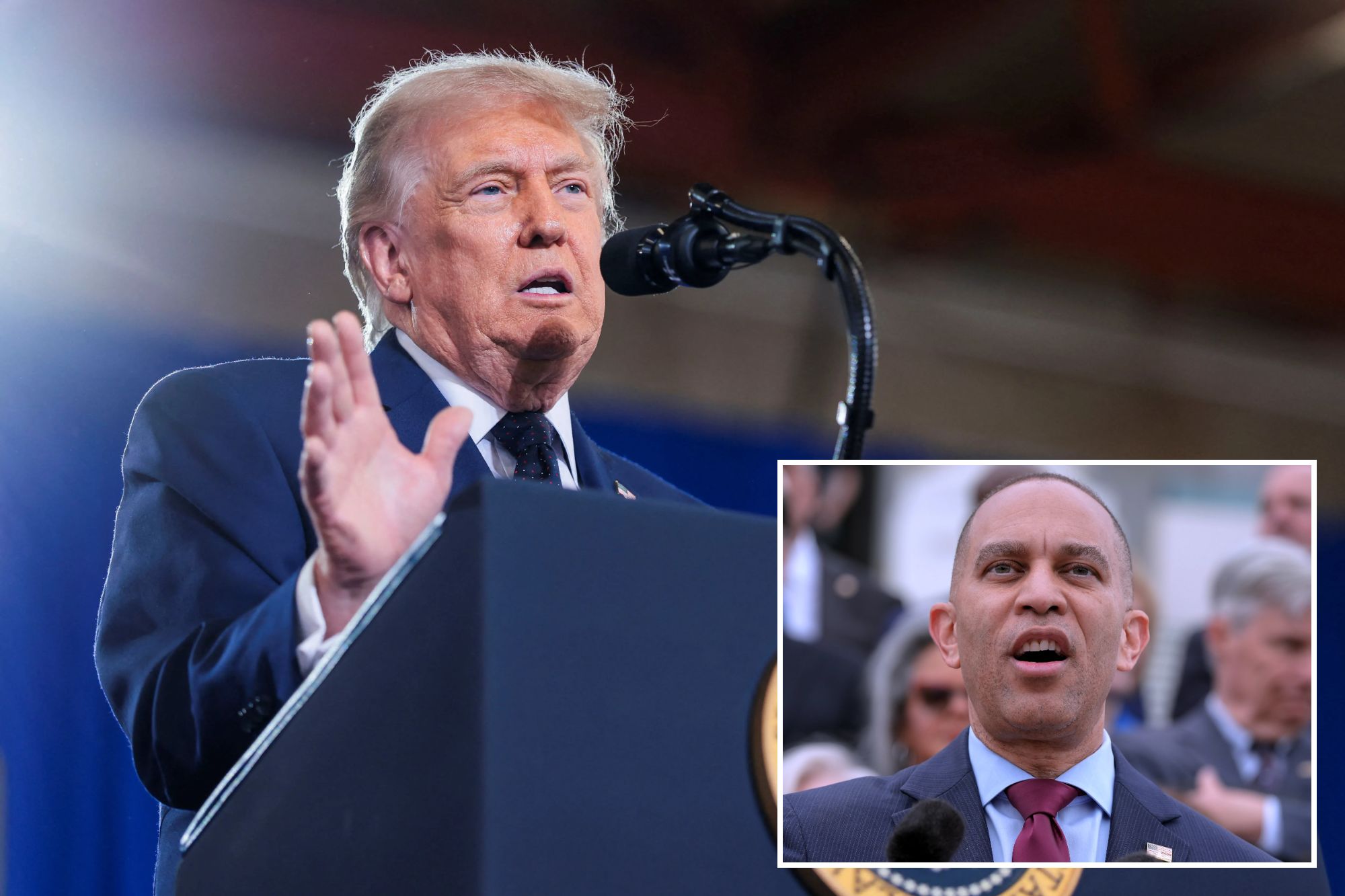 Trump reveals Hakeem Jeffries inspired his new nickname for Democrats