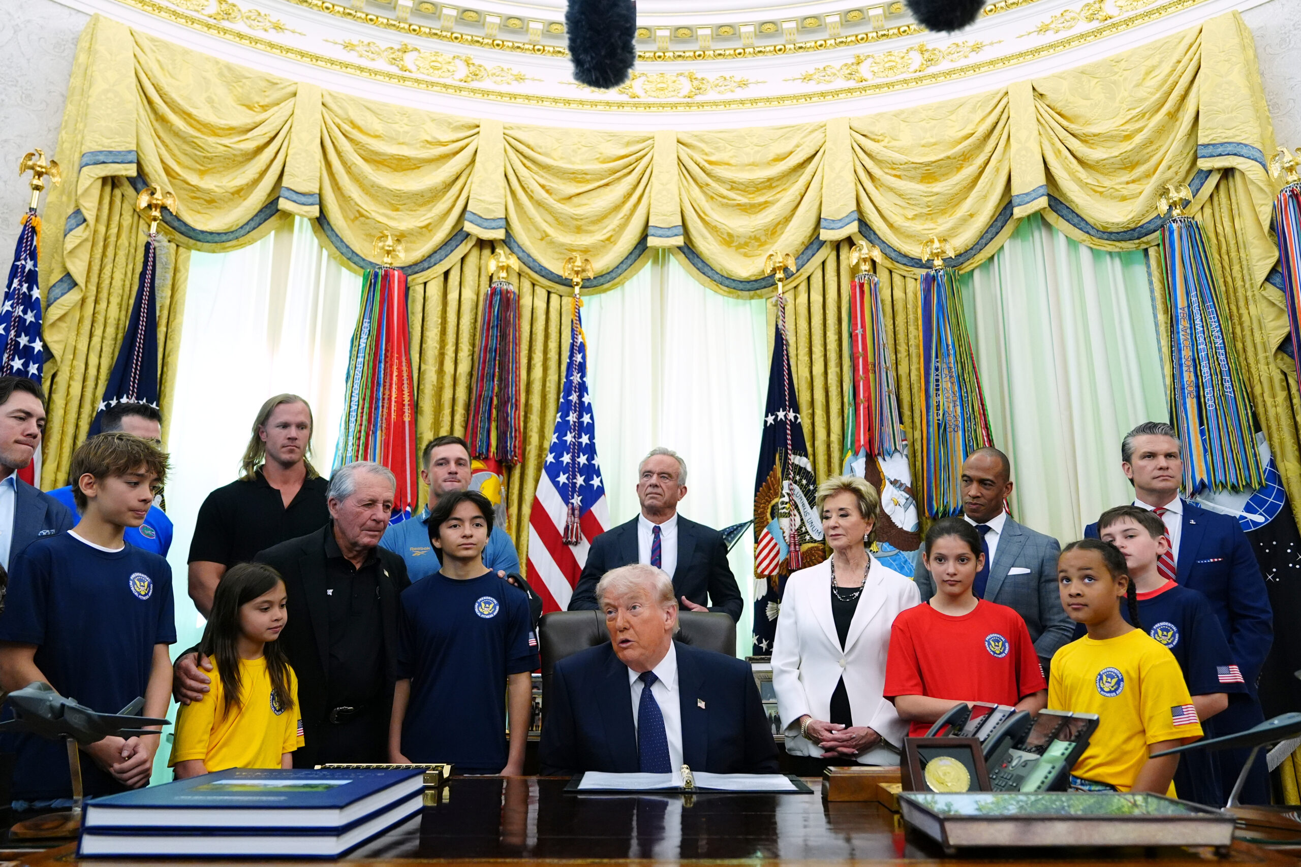 Trump’s nixing Michelle Obama’s student health program and restarting Presidential Fitness Test at US schools