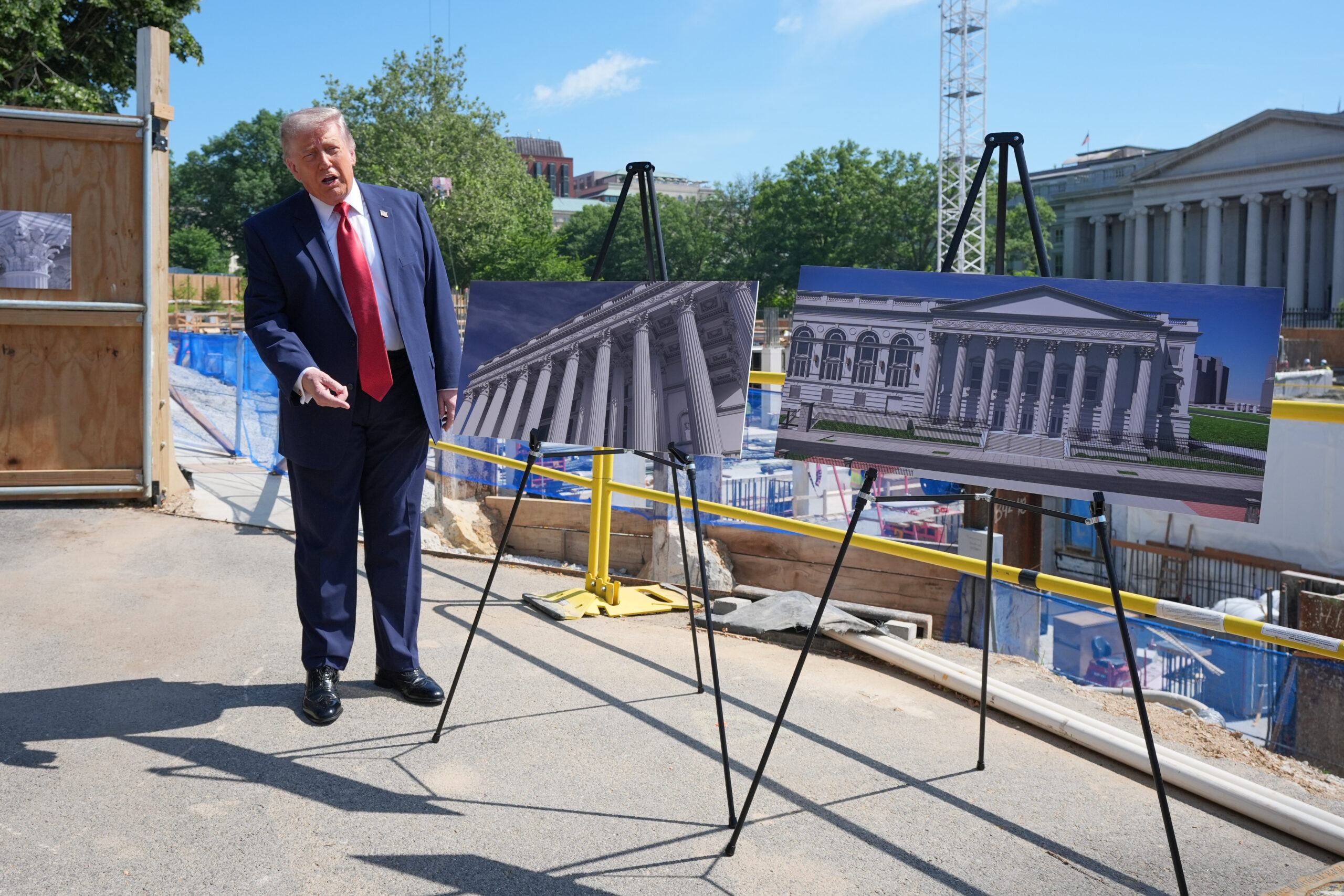 Trump shows off ‘impenetrable’ White House ballroom’s security features — including drone port