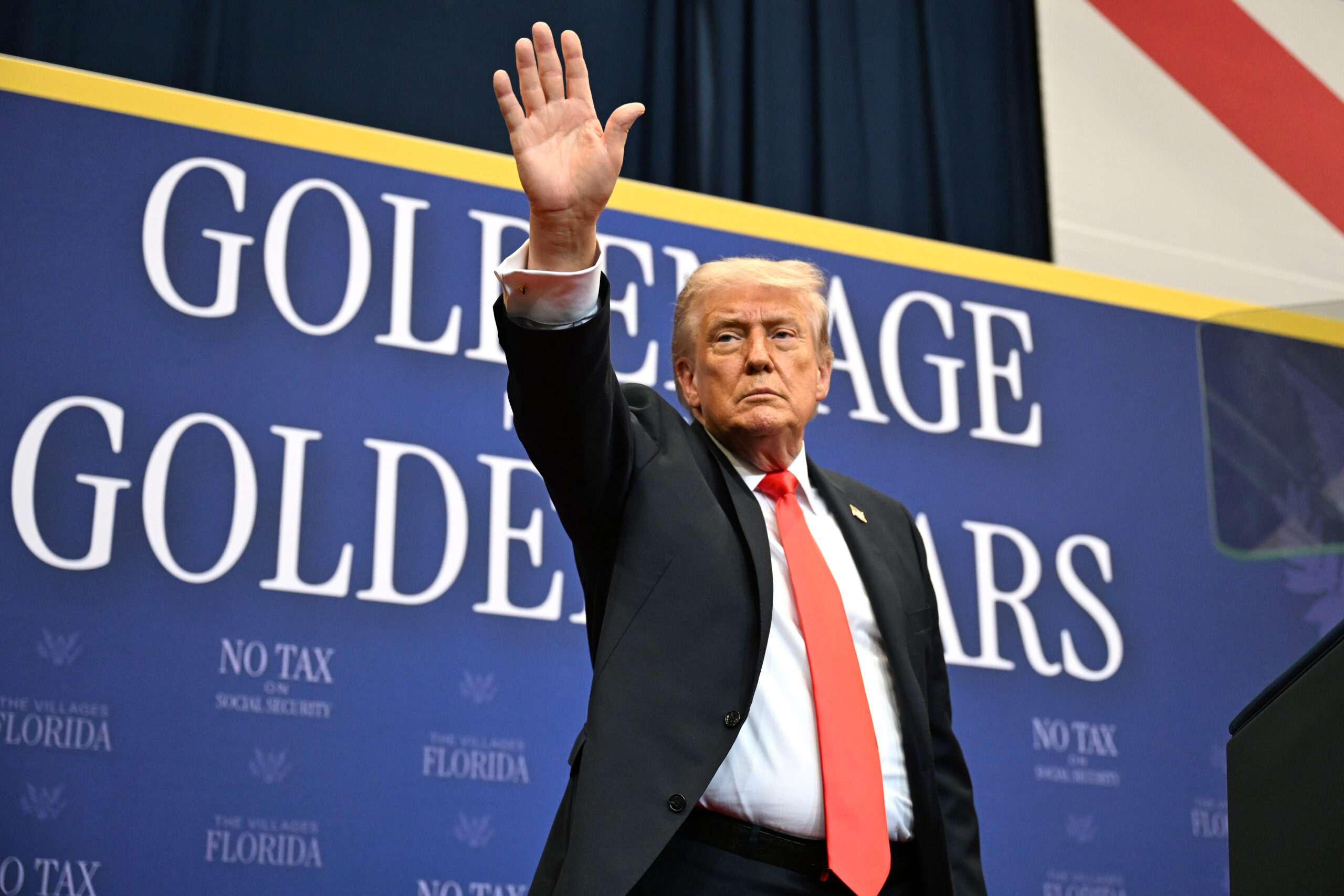 Trump hangs with seniors in Florida’s Villages – touts everything he’s done to make life more affordable