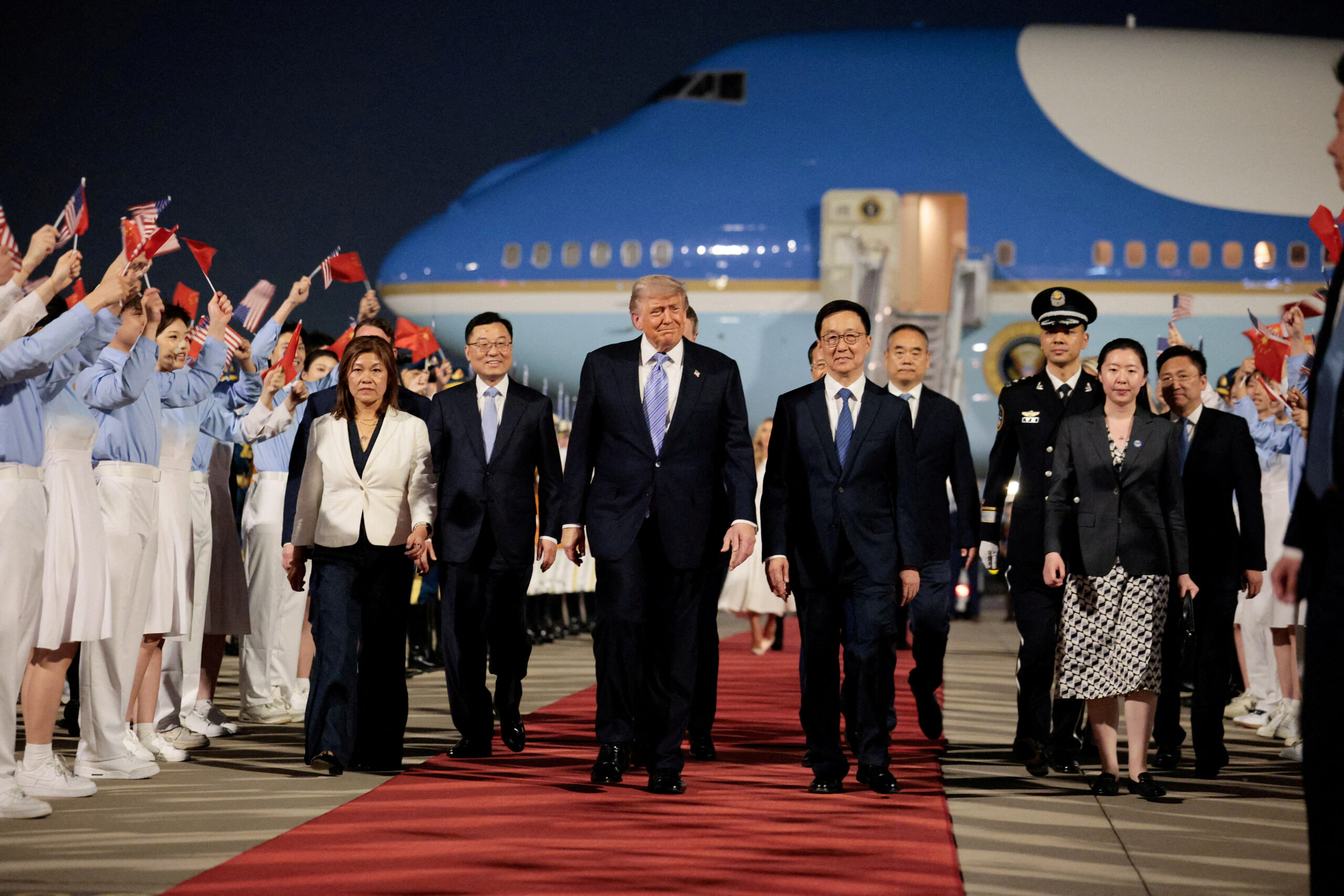 China made a ‘quite revealing’ choice for its airport greeter for Trump in Beijing