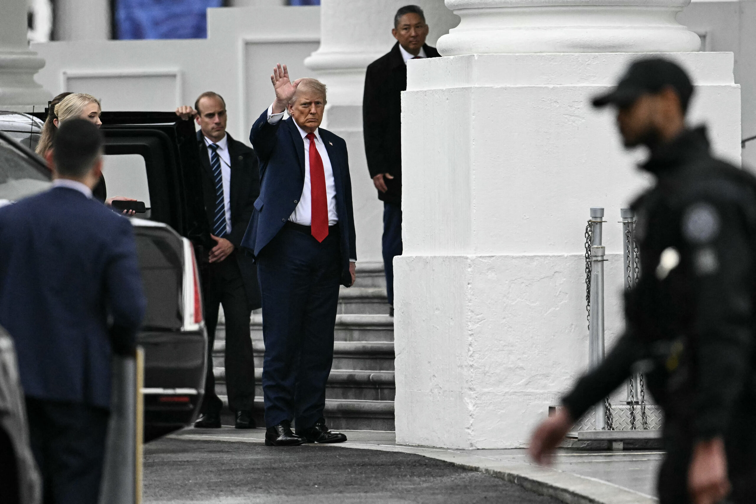Trump to make rare trip to Camp David as Iran tensions rise over US strikes
