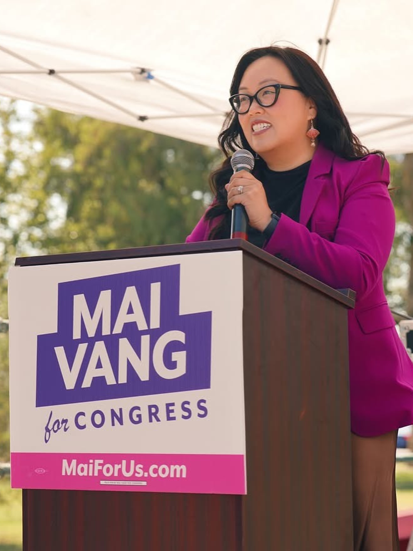California candidate claps back with accusations after outrageous anti-American protest