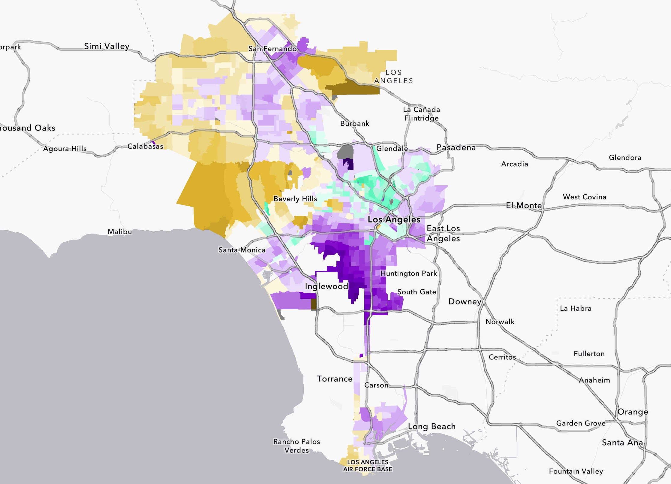 Map: See how your neighborhood voted in the LA mayoral race as election results near