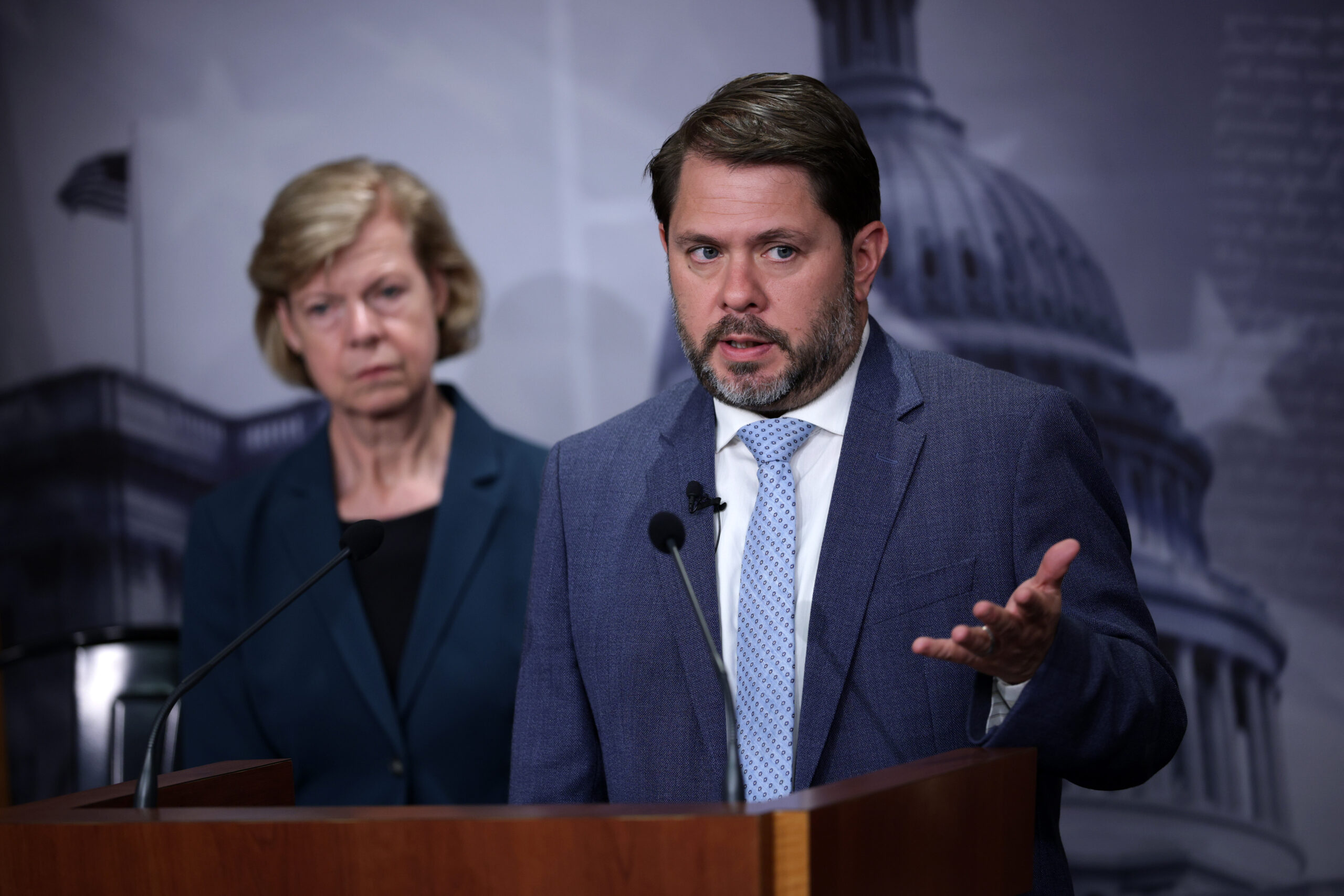 Speculated 2028 prez candidate Ruben Gallego blew campaign cash on Super Bowl tickets, Disneyland family travel