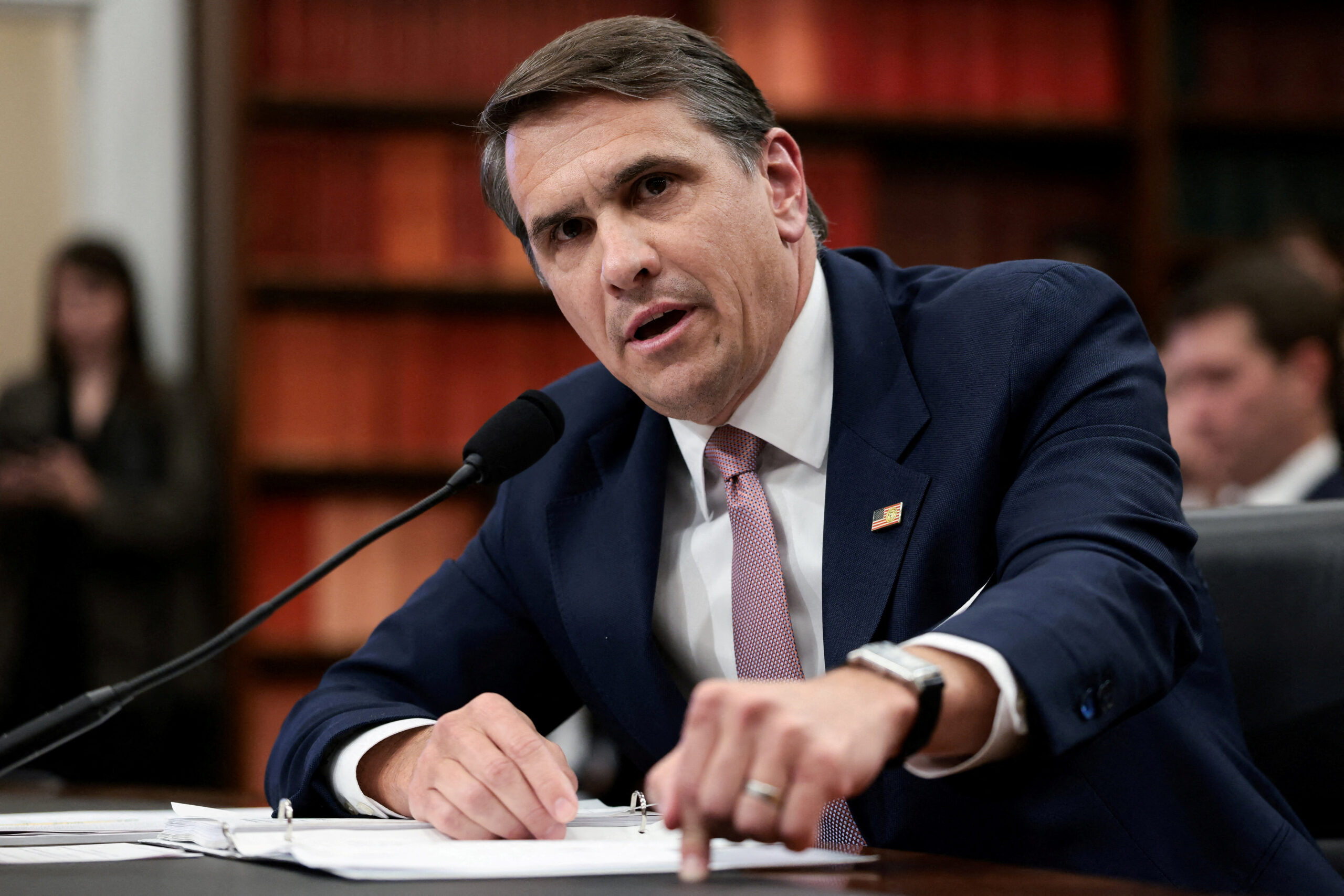 Acting AG Todd Blanche vows to get Trump his ballroom as Congress backs out of funding it
