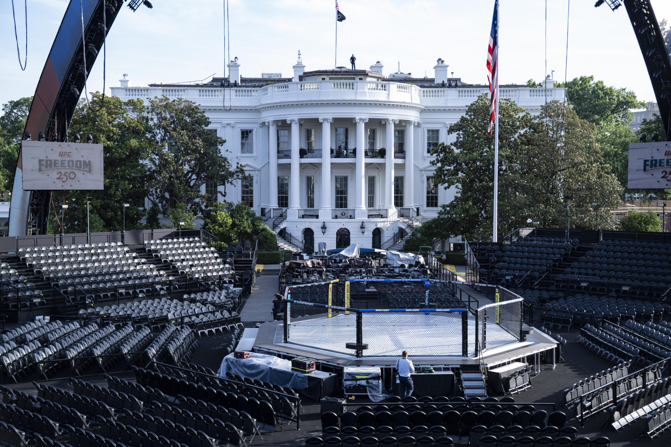 UFC ‘Freedom 250’ card draws thousands to DC on Trump’s 80th birthday