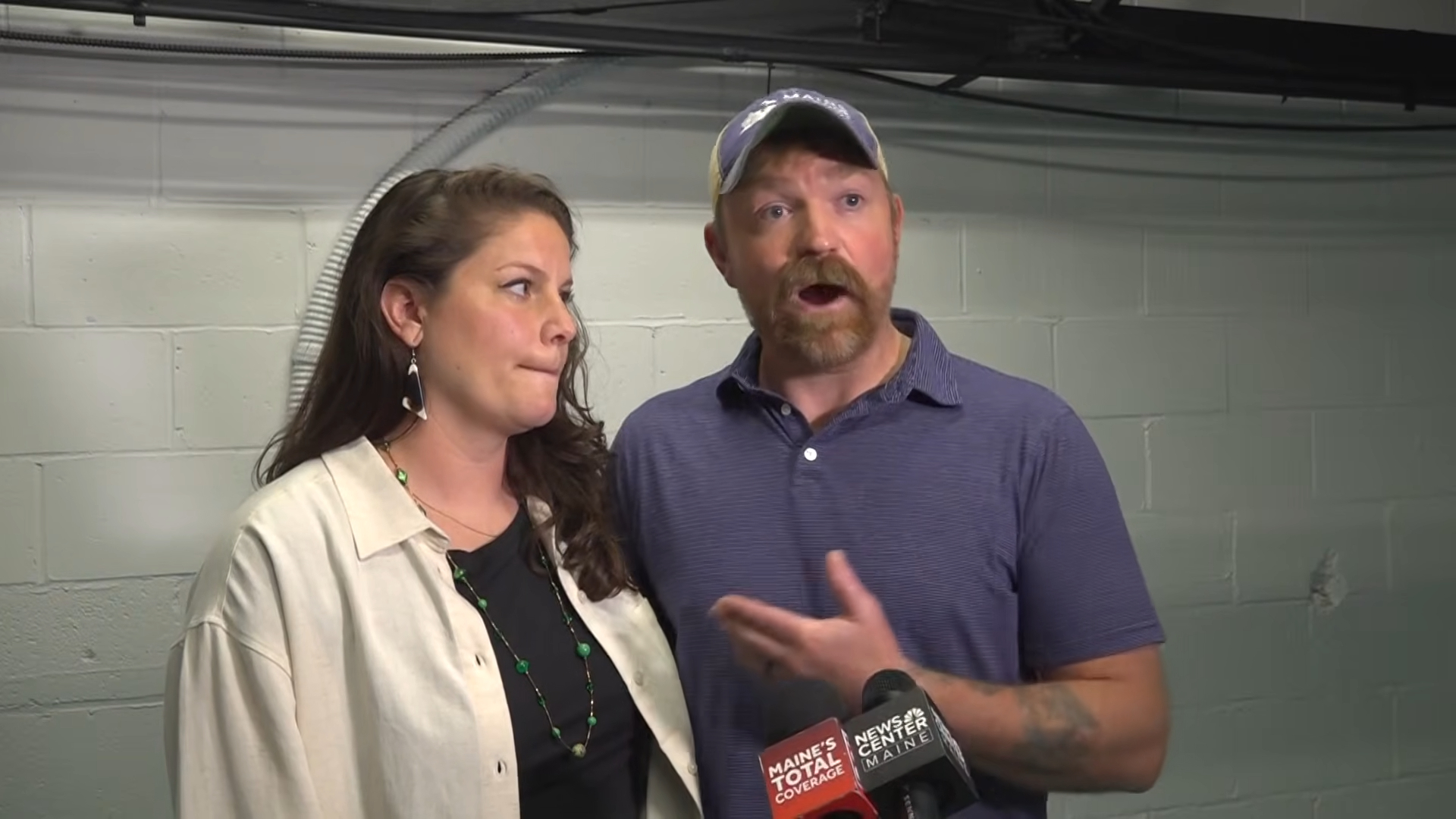 Dem Maine Senate candidate Graham Platner breaks silence on sexting scandal – with wife glued to his side