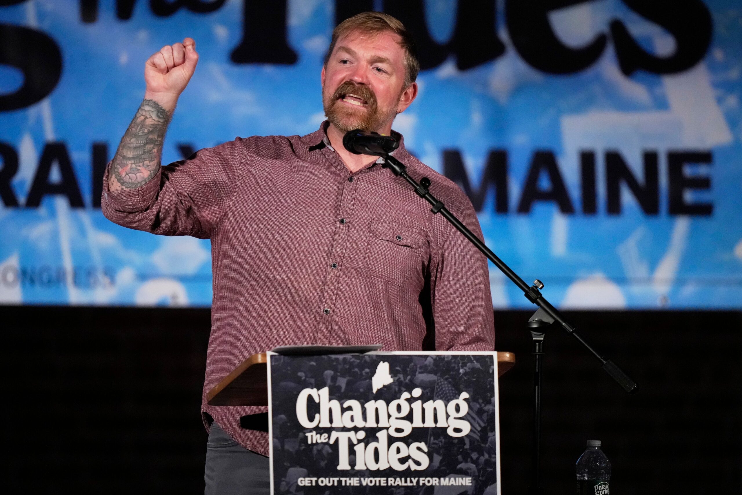 Graham Platner dismisses mounting allegations at Maine rally, declares supporters ‘have my back’